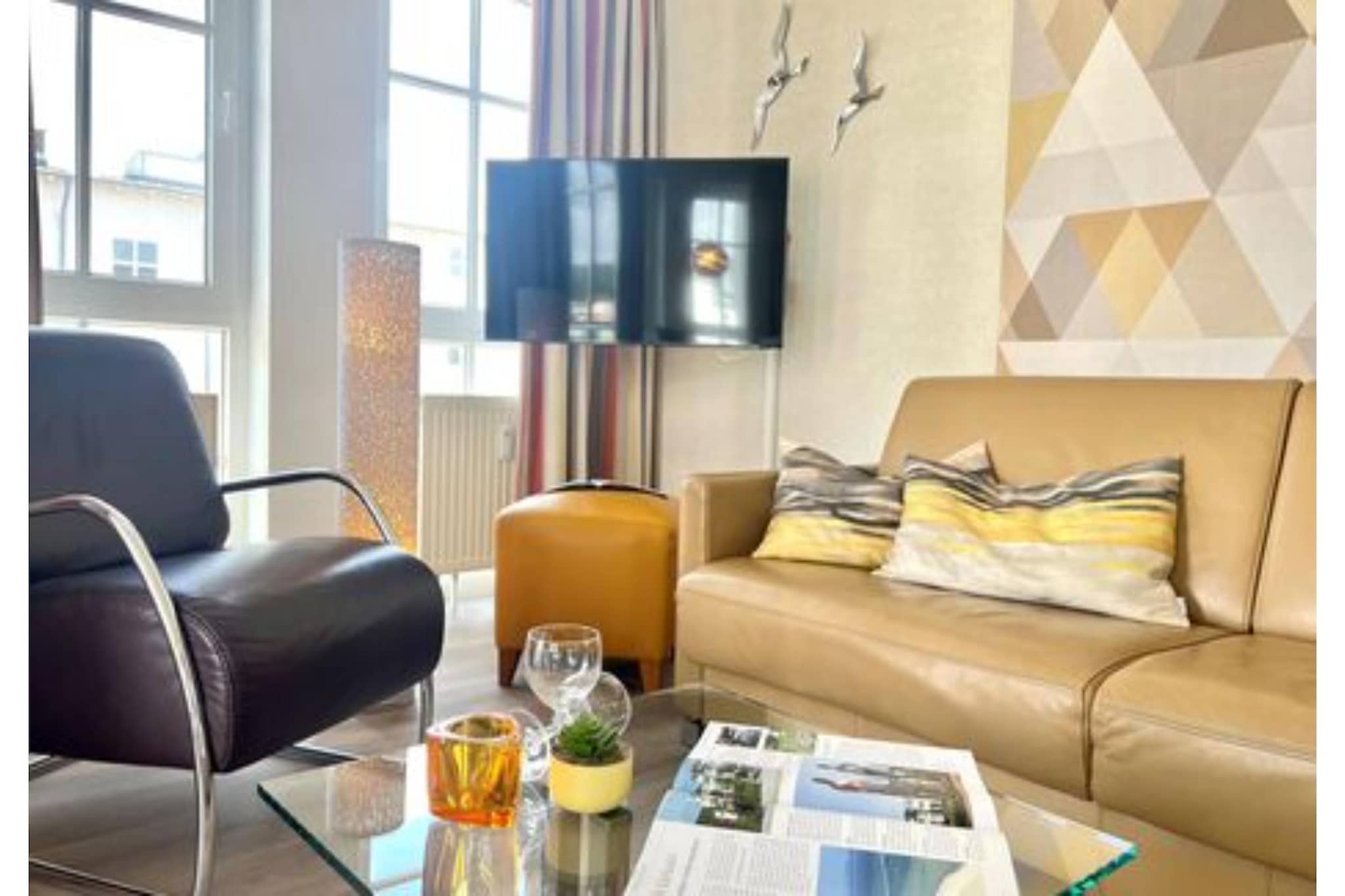 Typ Q - Fewo Nr 510 im Seepark Sellin - Wohnzimmer