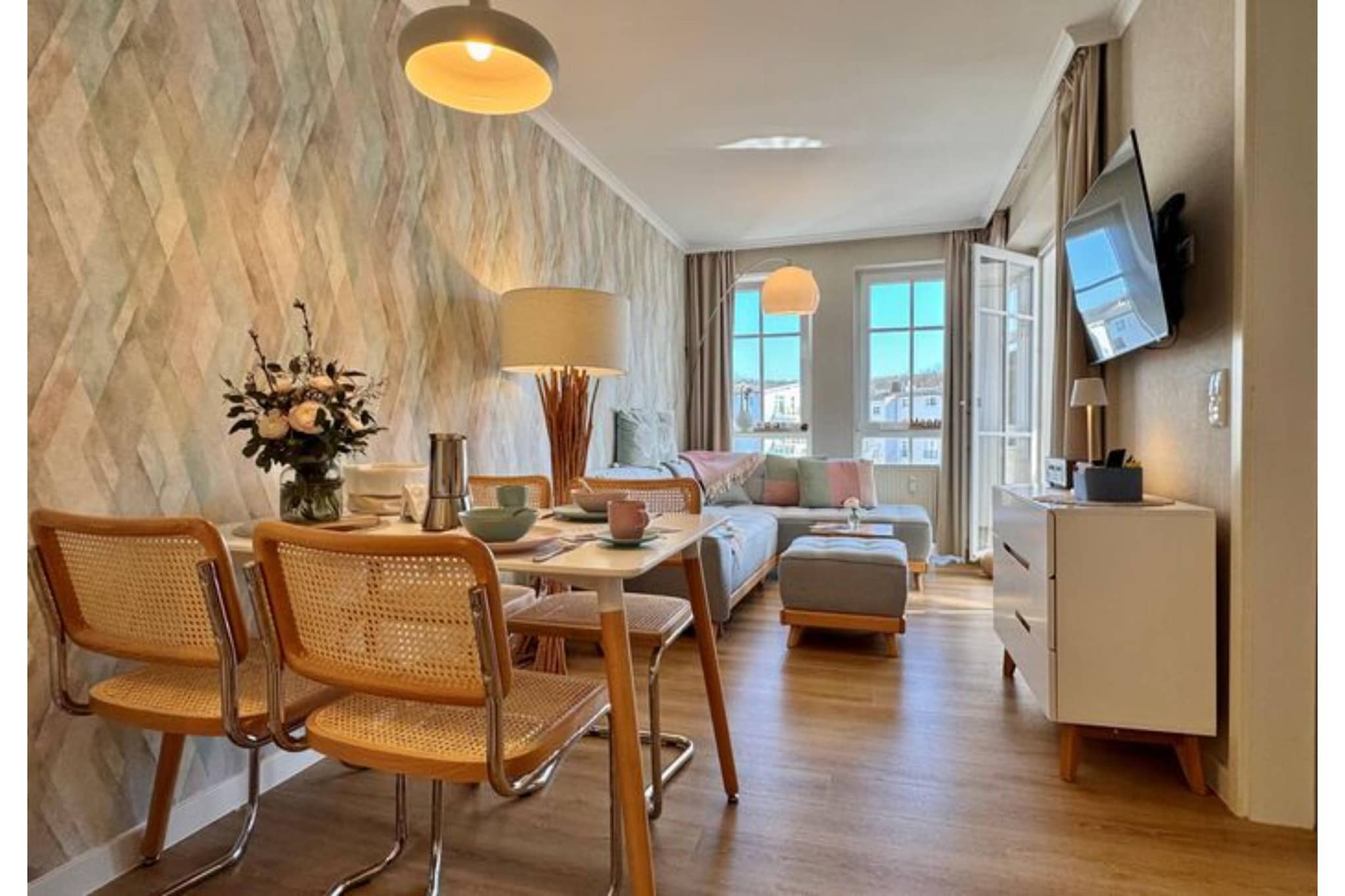 Typ Q - Fewo Nr 675 im Seepark Sellin - Woonkamer
