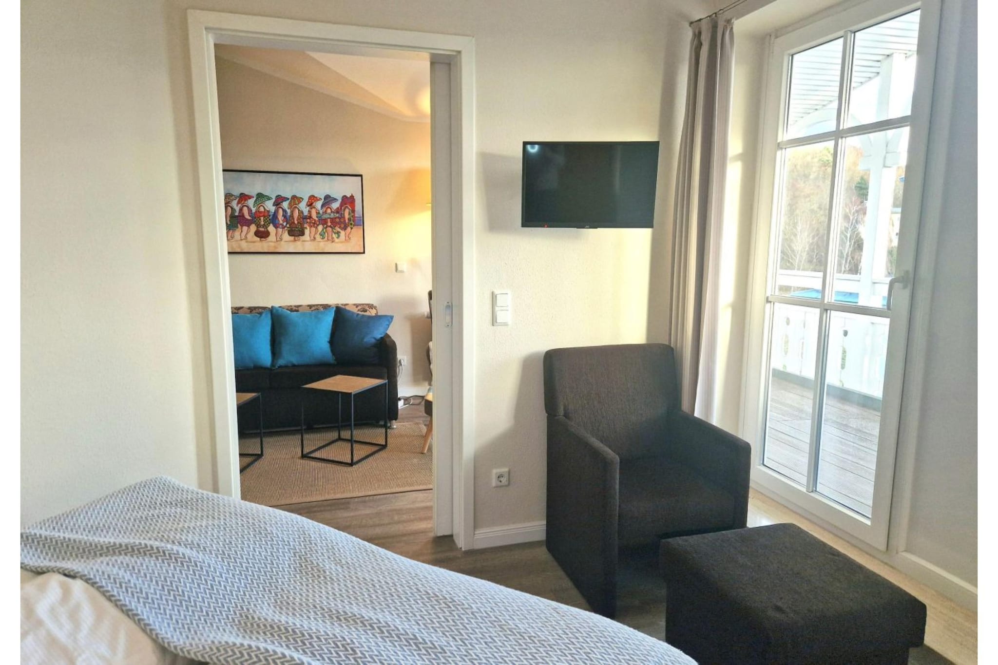 Typ Q - Fewo Nr 692 im Seepark Sellin - Slaapkamer