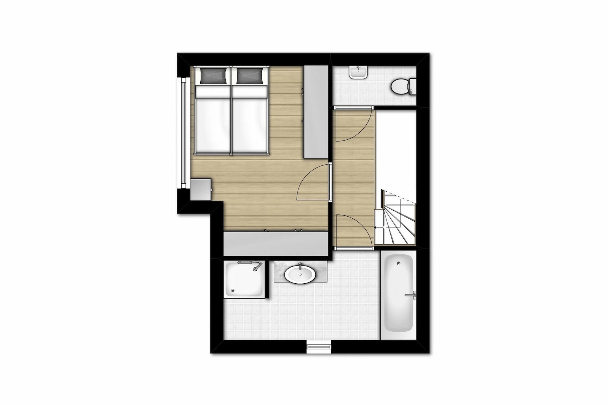 Patio 4  - Plattegrond