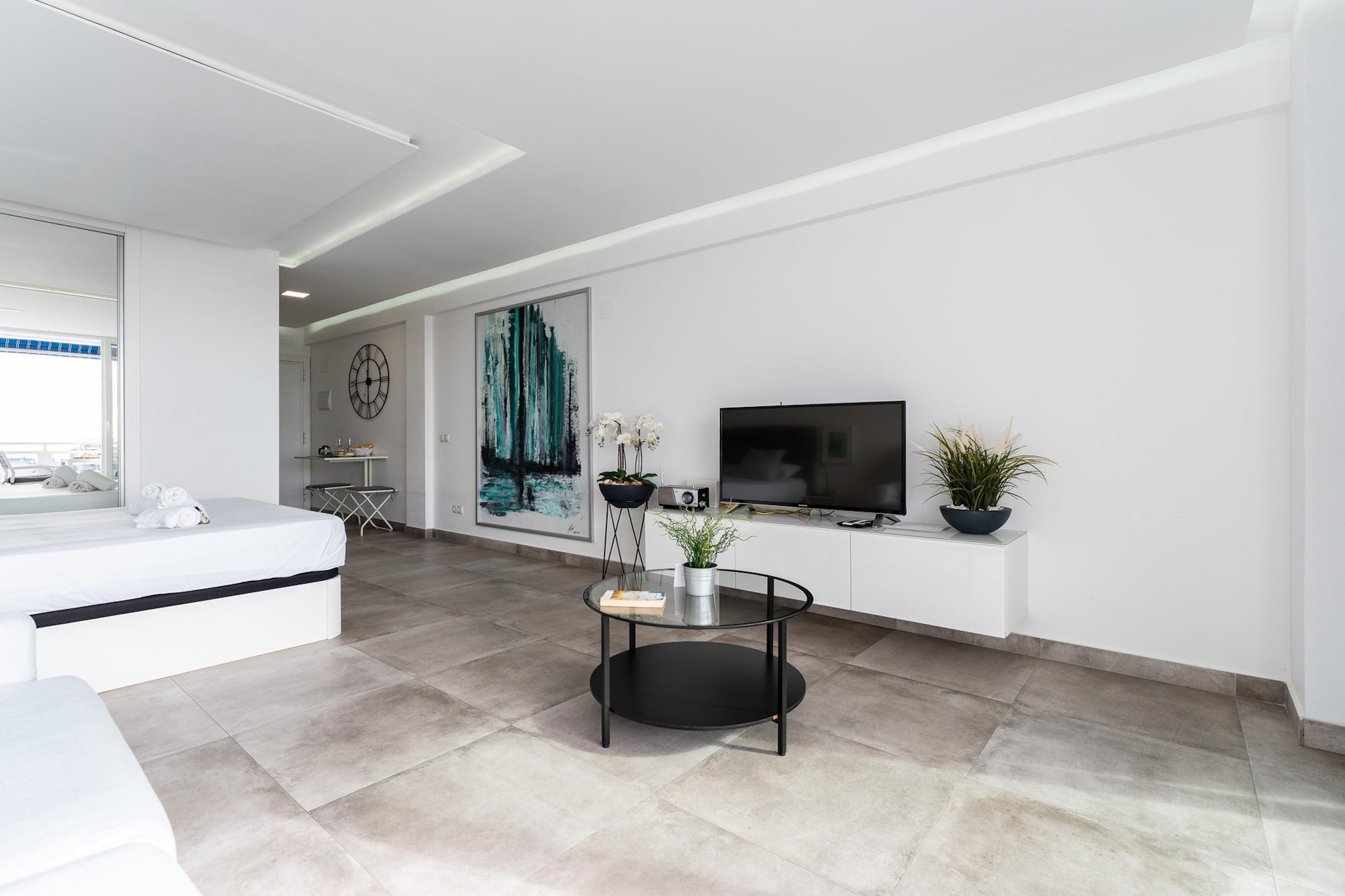 CT 405 - Faro's Torremolinos Sea Views Studio - Woonkamer
