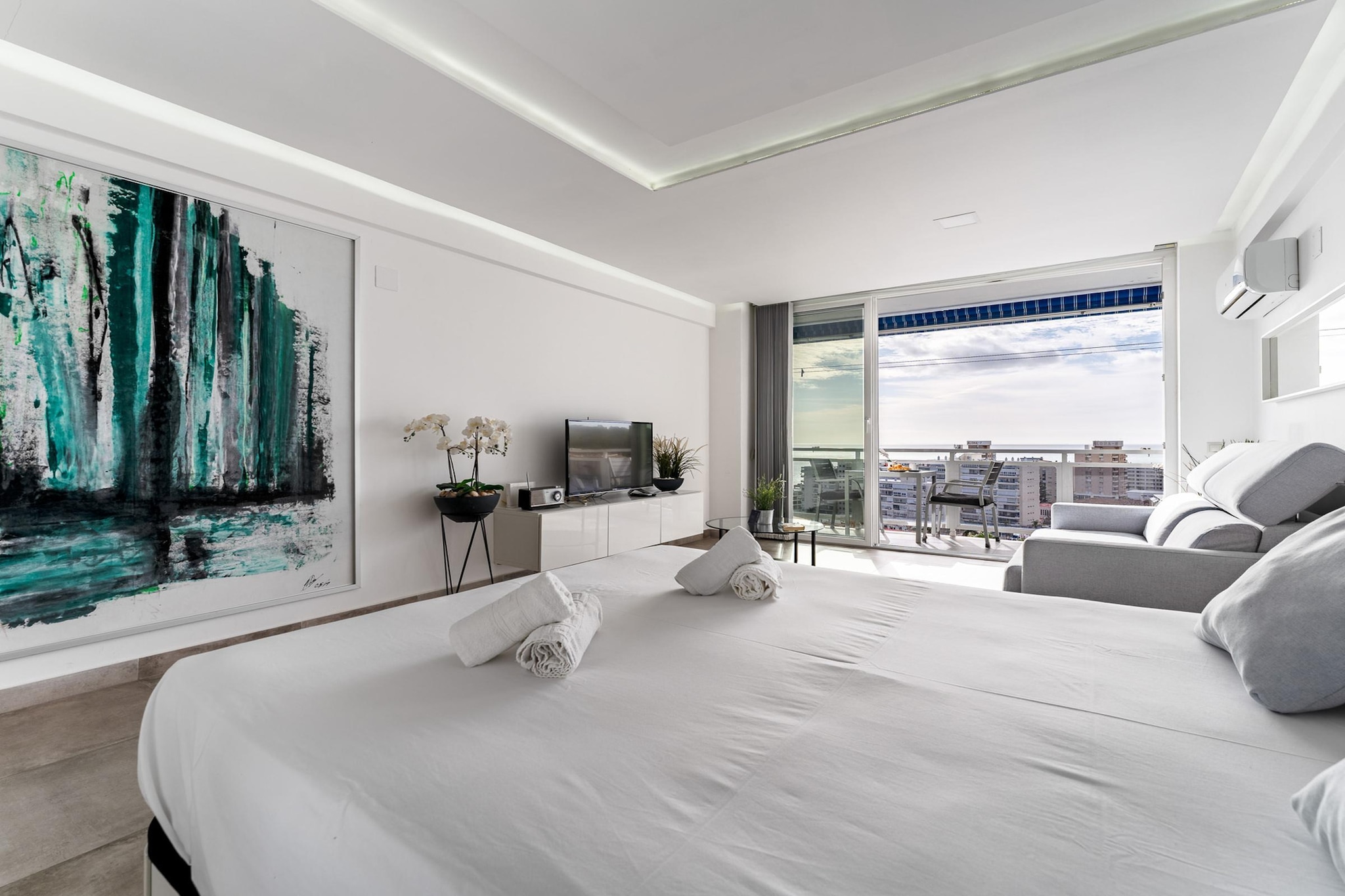 CT 405 - Faro's Torremolinos Sea Views Studio - Slaapkamer