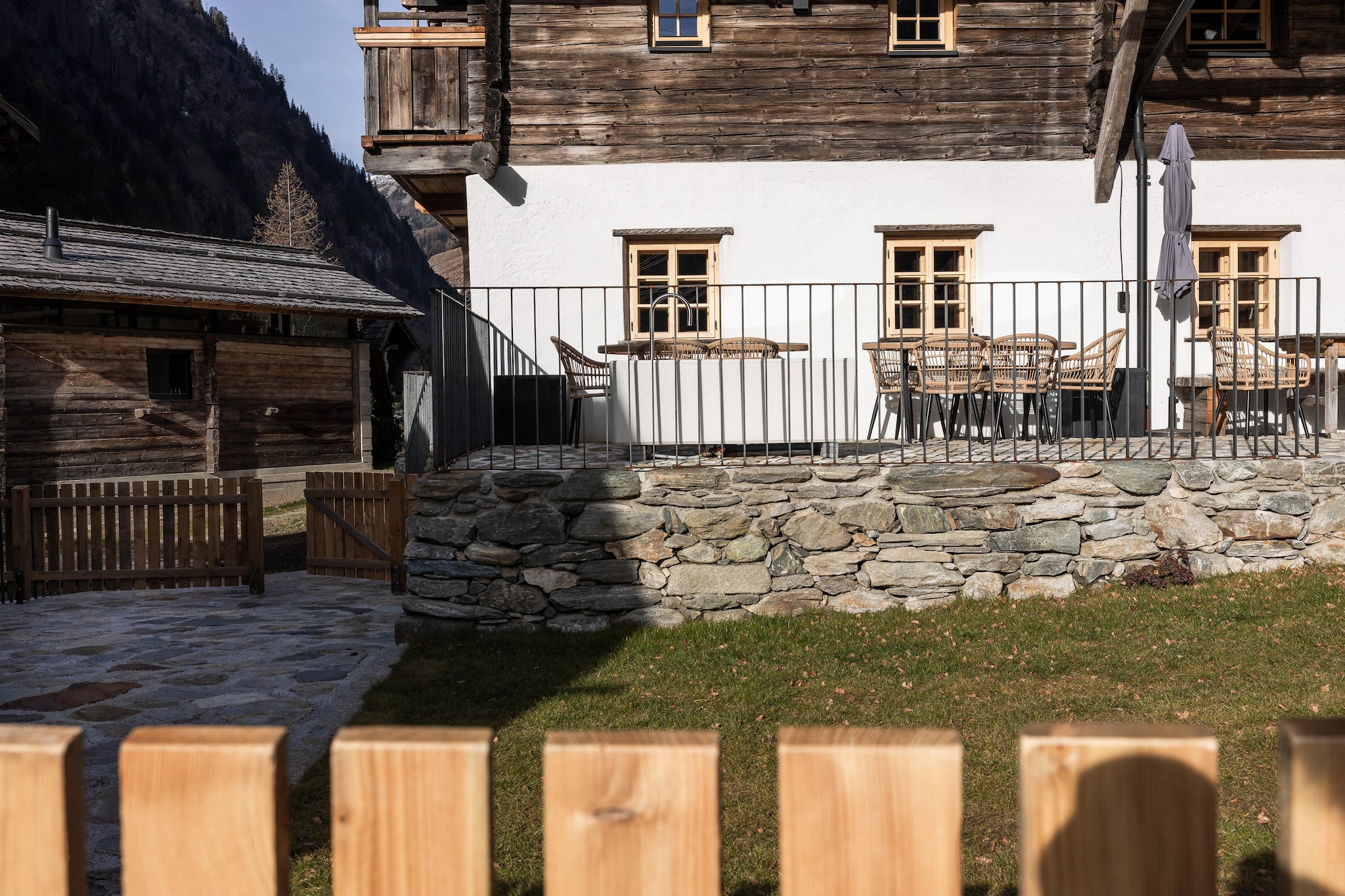 Almhaus - Garden in winter