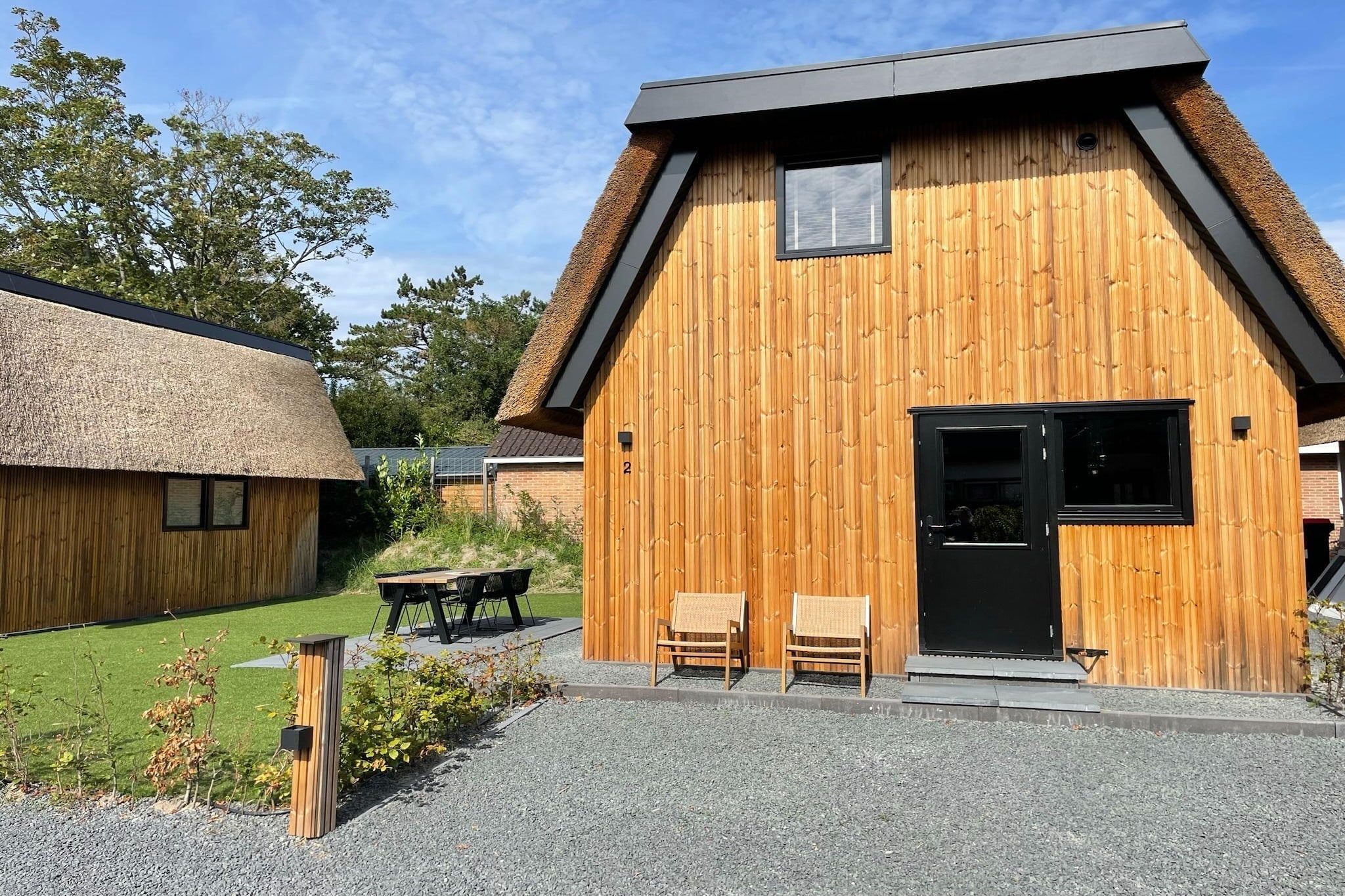 6-Person Dunelodge Pets Allowed - Außenbereich Sommer