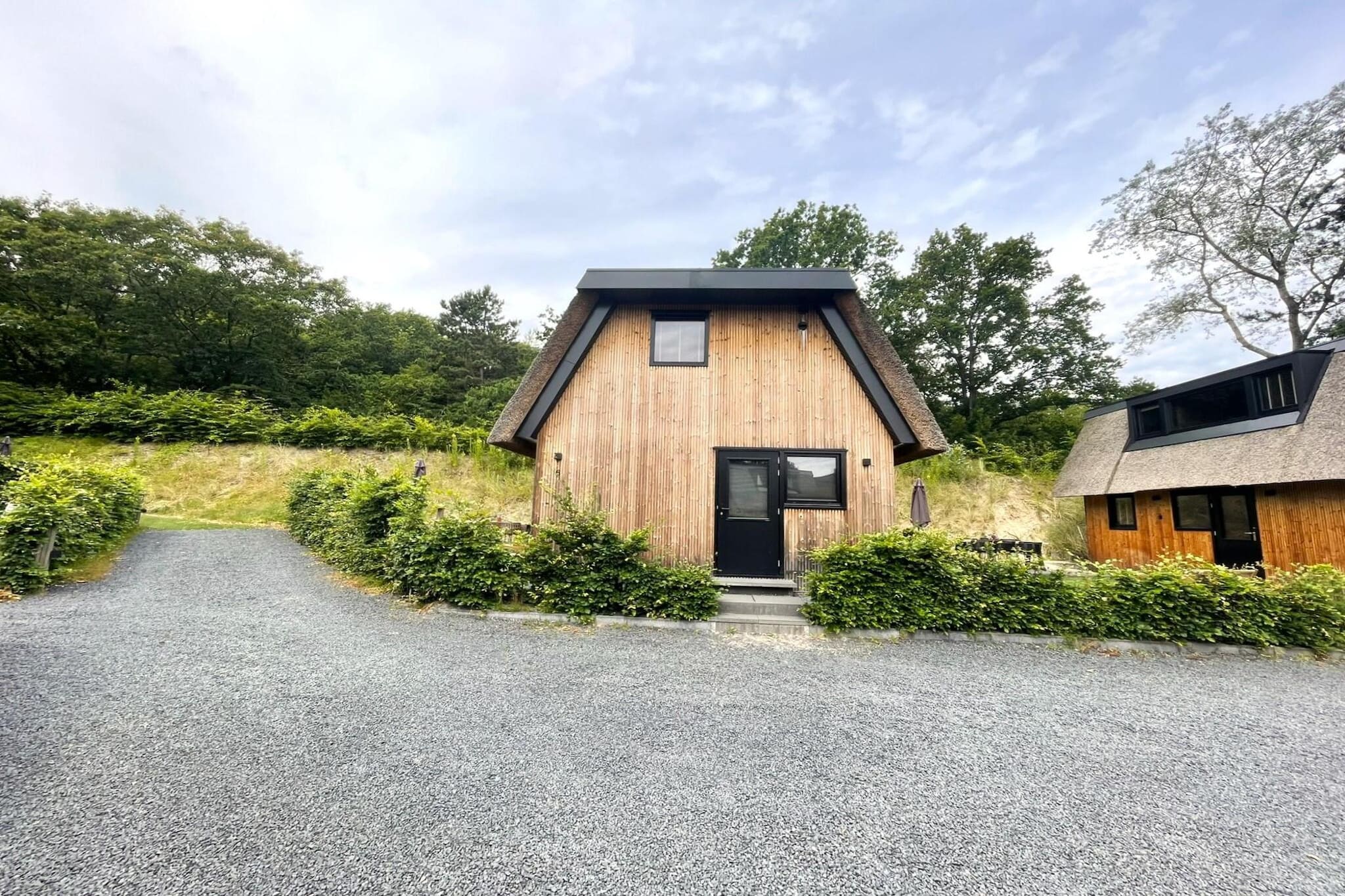 6-person Duinlodge Bosrand with Charging Station - Außenbereich Sommer