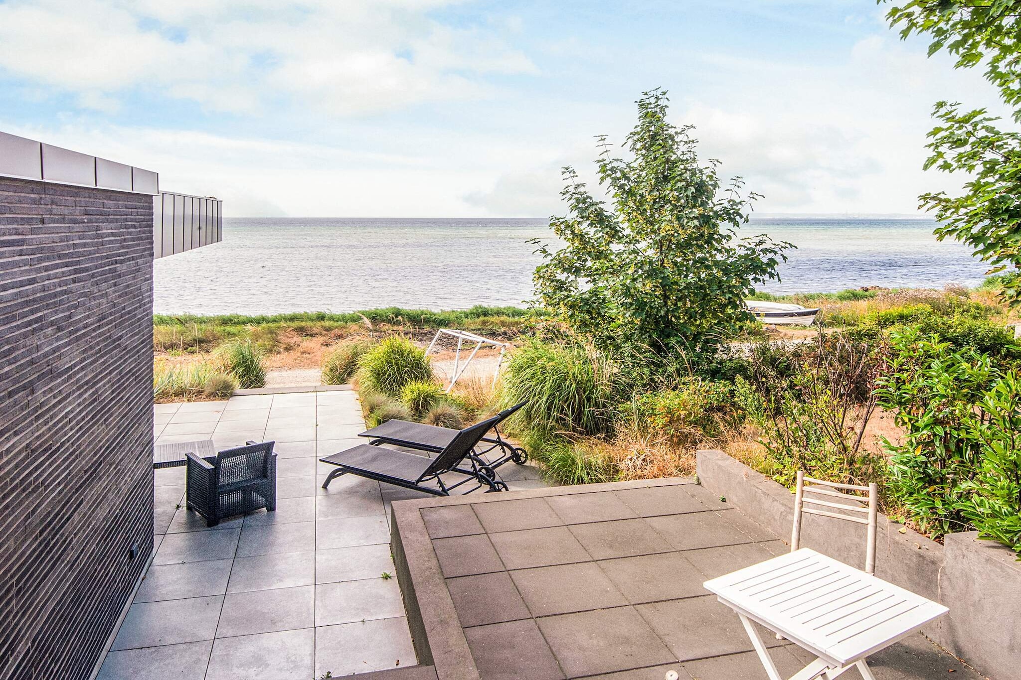 5 Sterne Ferienhaus in Egå - Wasserblick