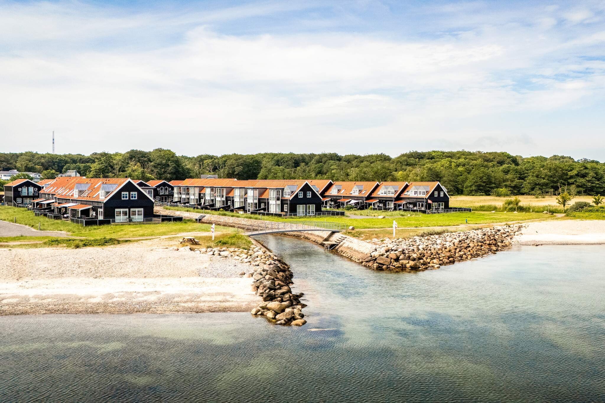 5 sterren vakantie huis in Juelsminde - Waterzicht