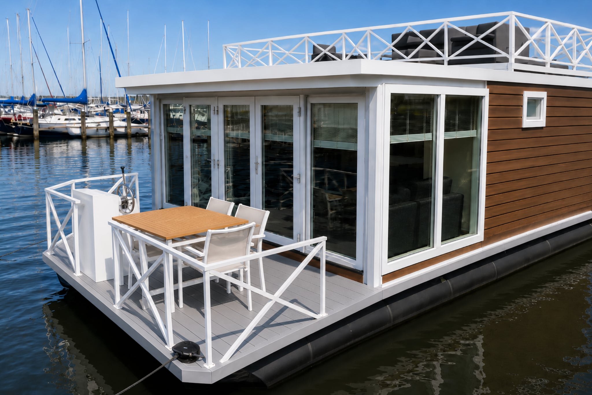 Houseboat Veerse Meer with Roof Terrace | 4 people