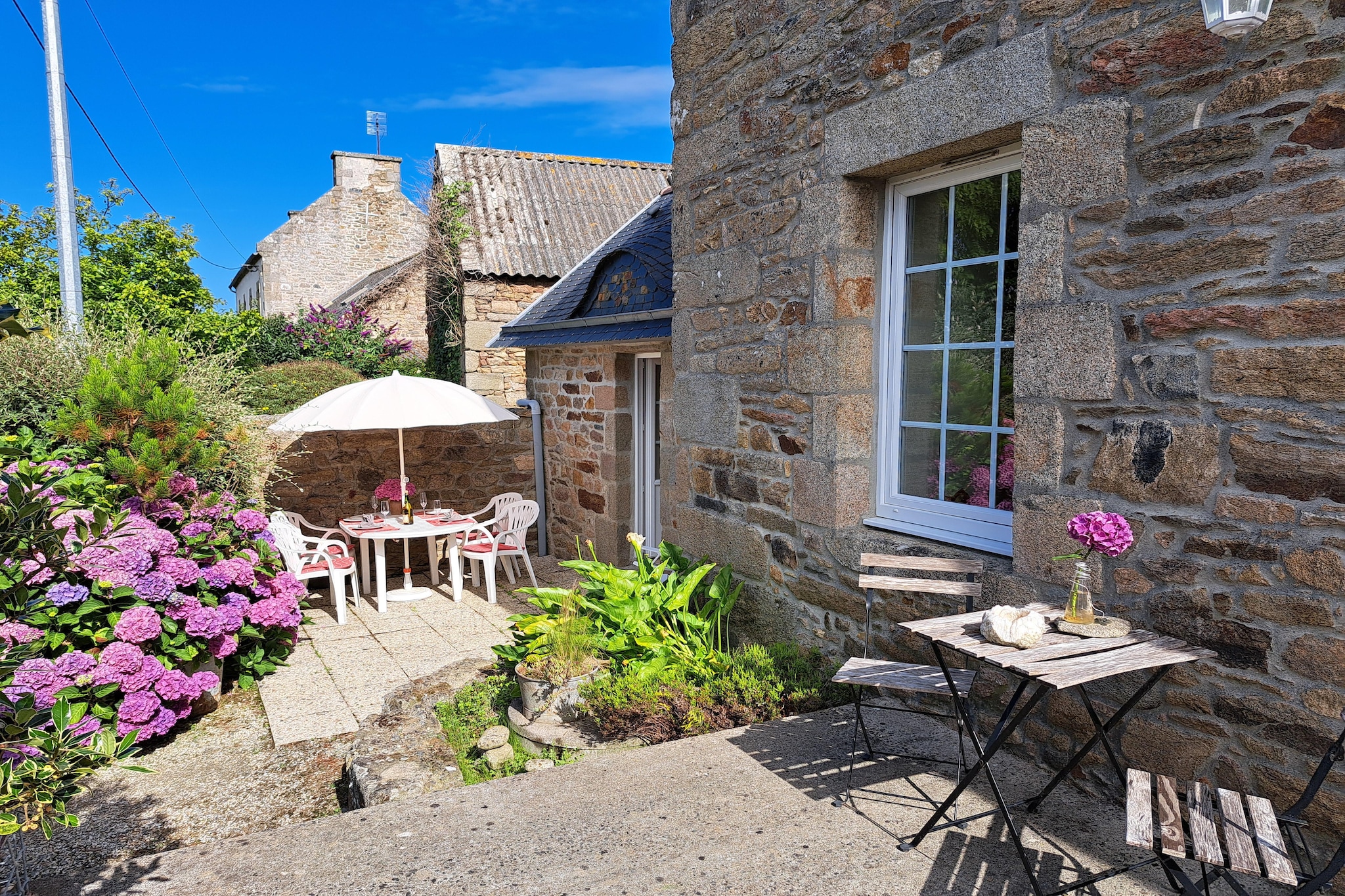 Maison de vacances près de la mer - Terrasbalkon