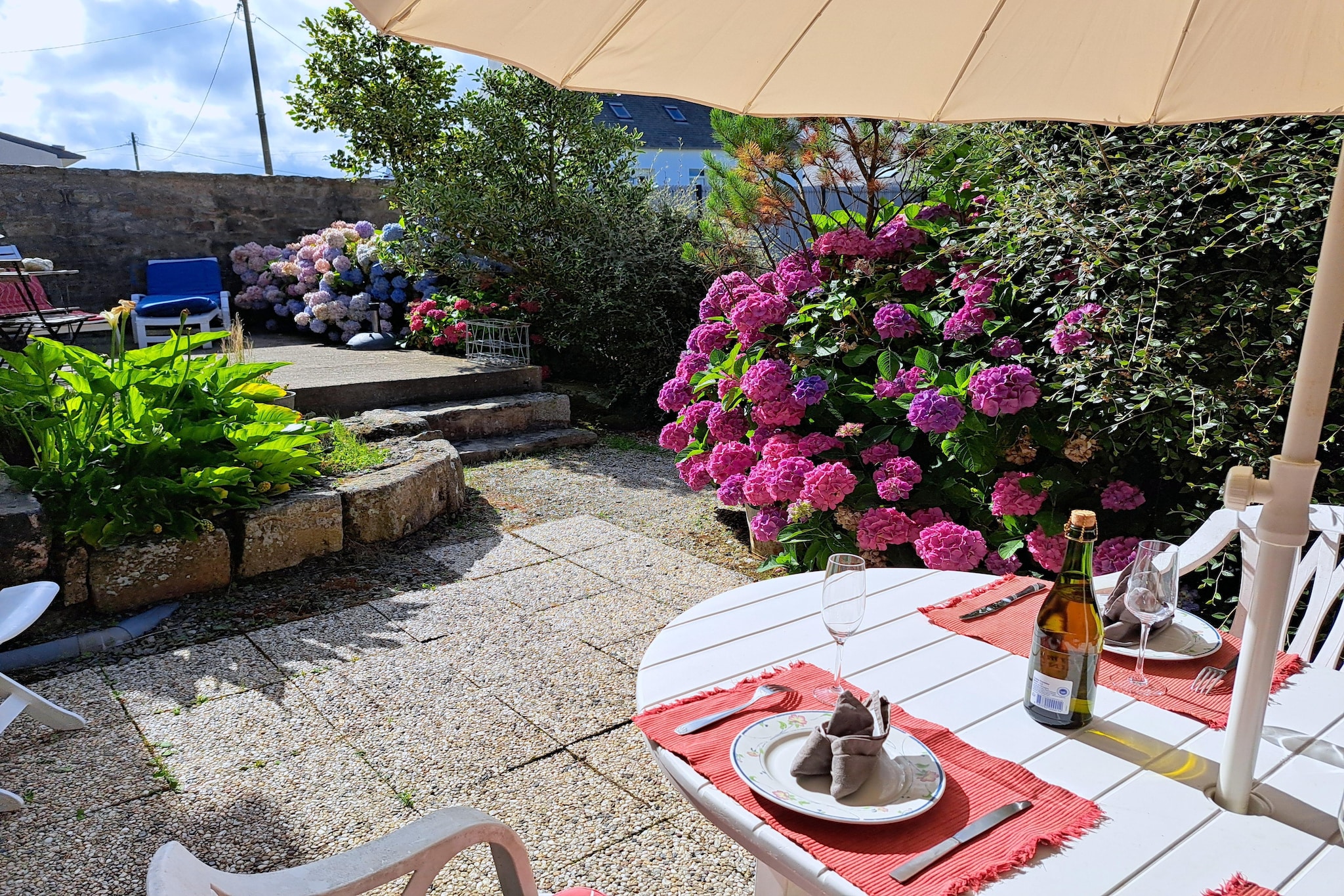 Maison de vacances près de la mer - Tuinen zomer
