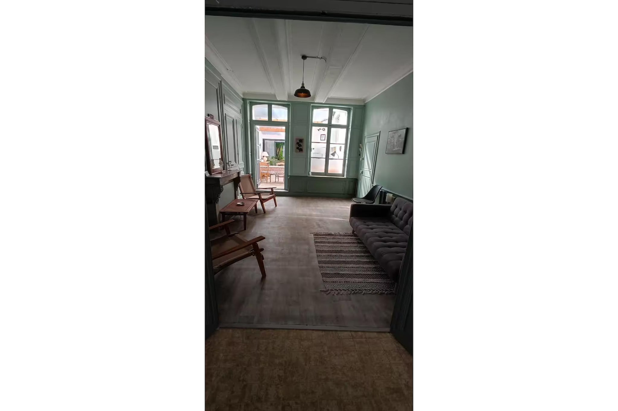 Coeur de ville et jardin secret - Woonkamer