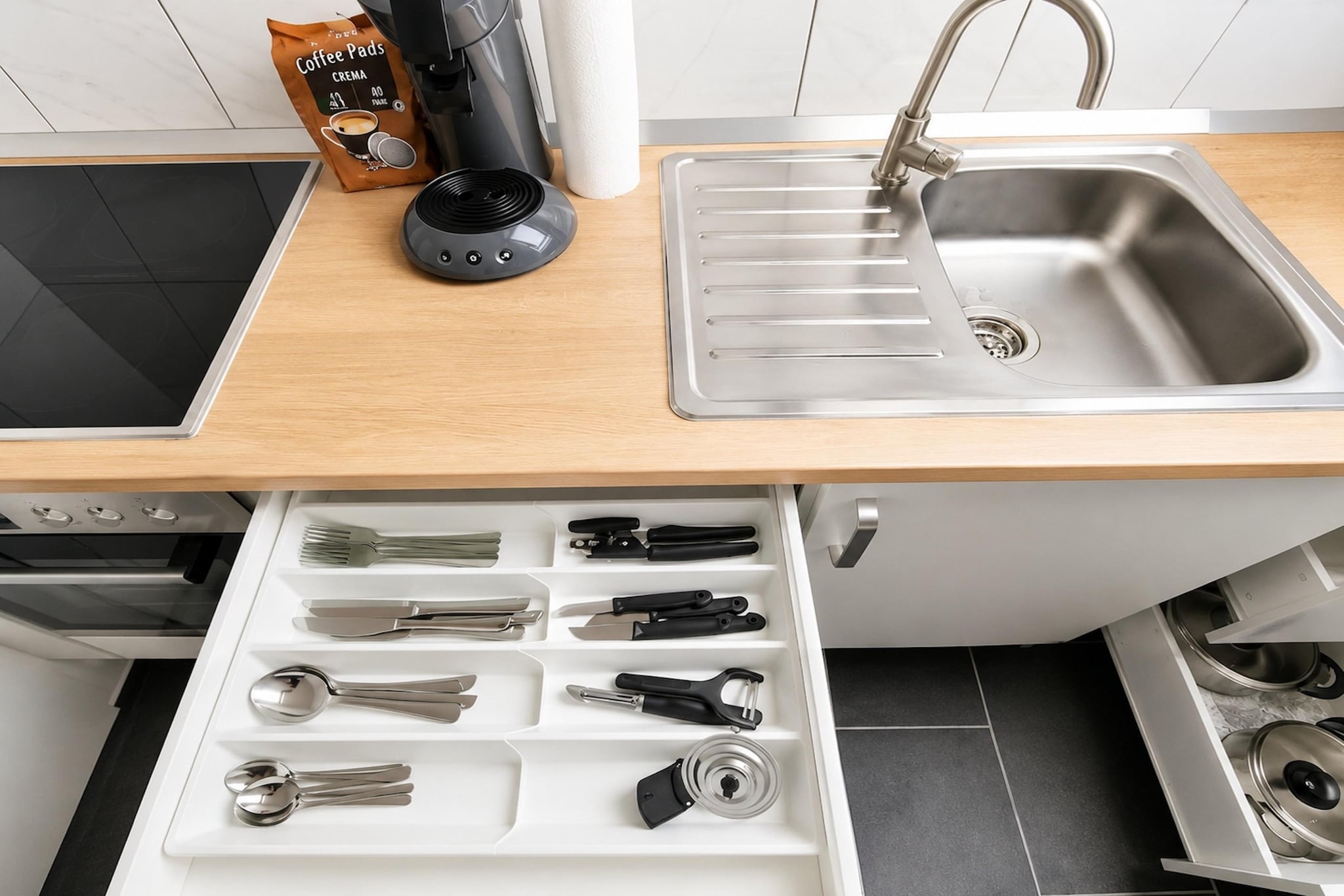 Apartment für Reisende und Monteure in Wuppertal - Kitchen