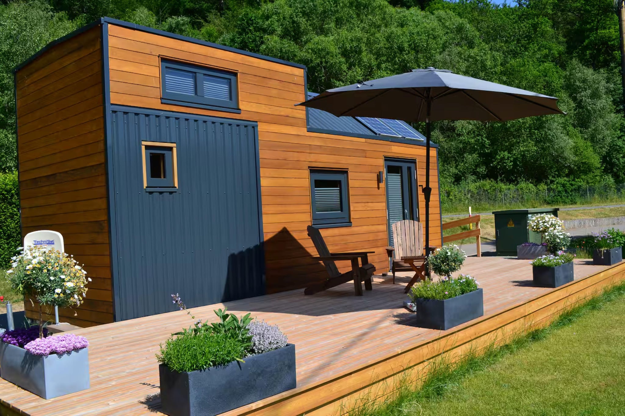 Tiny Haus Camping in Prüm - Exterior in summer