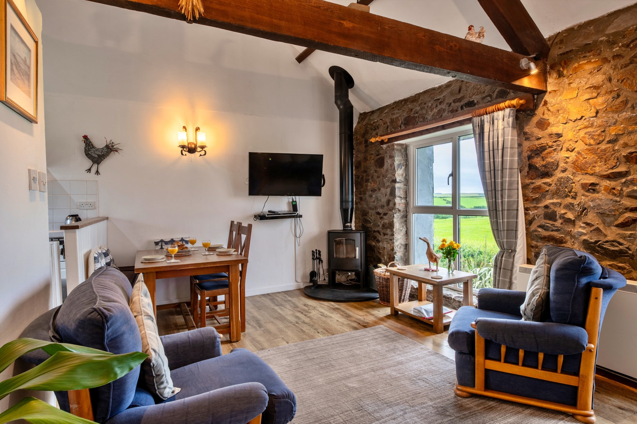 Barn, Quinceborough Farm - Woonkamer