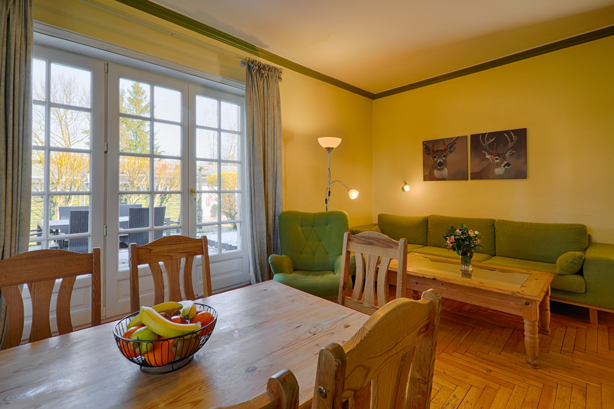 Fewo in Damerow - Woonkamer