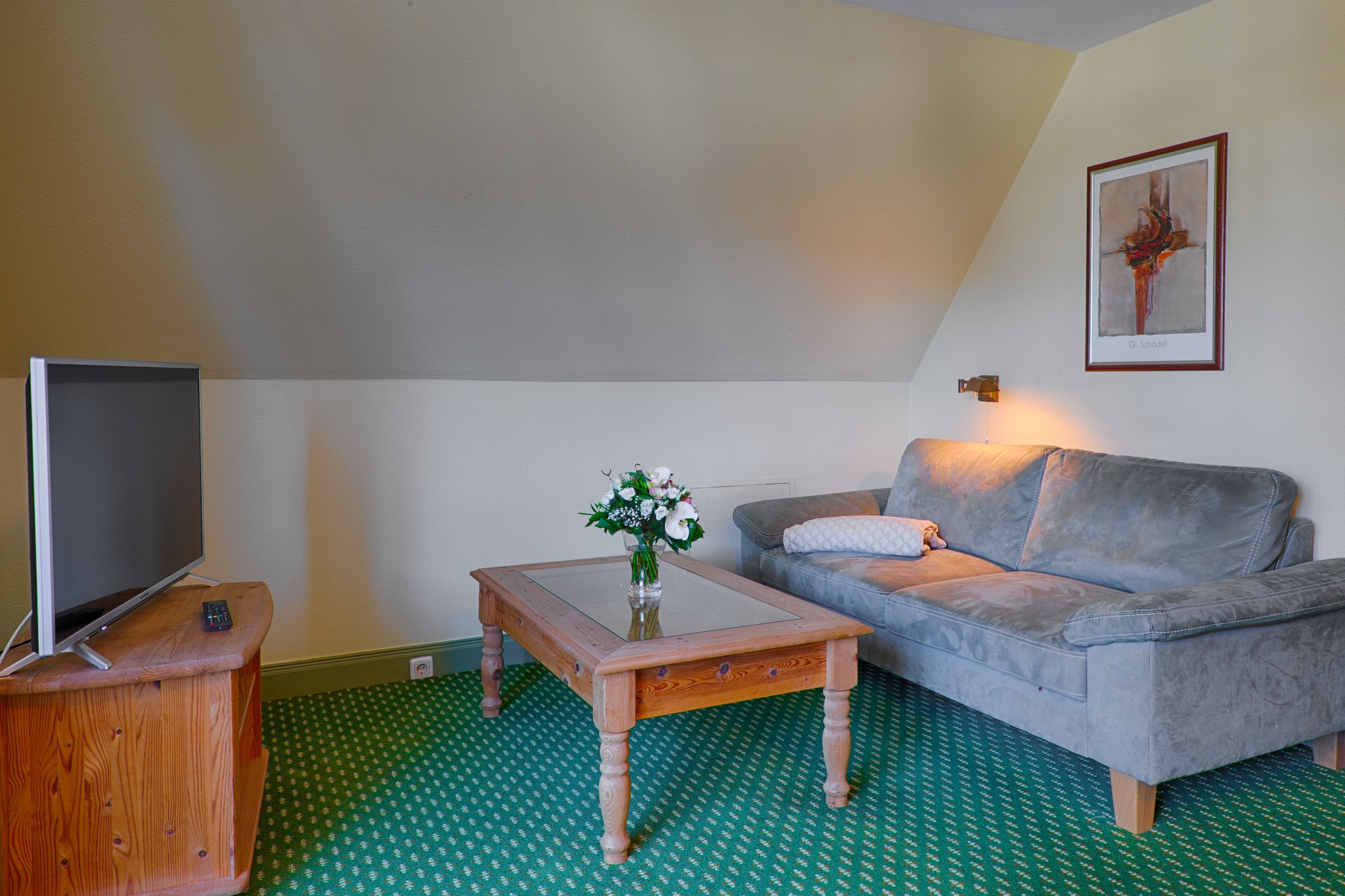 Fewo in Damerow - Woonkamer