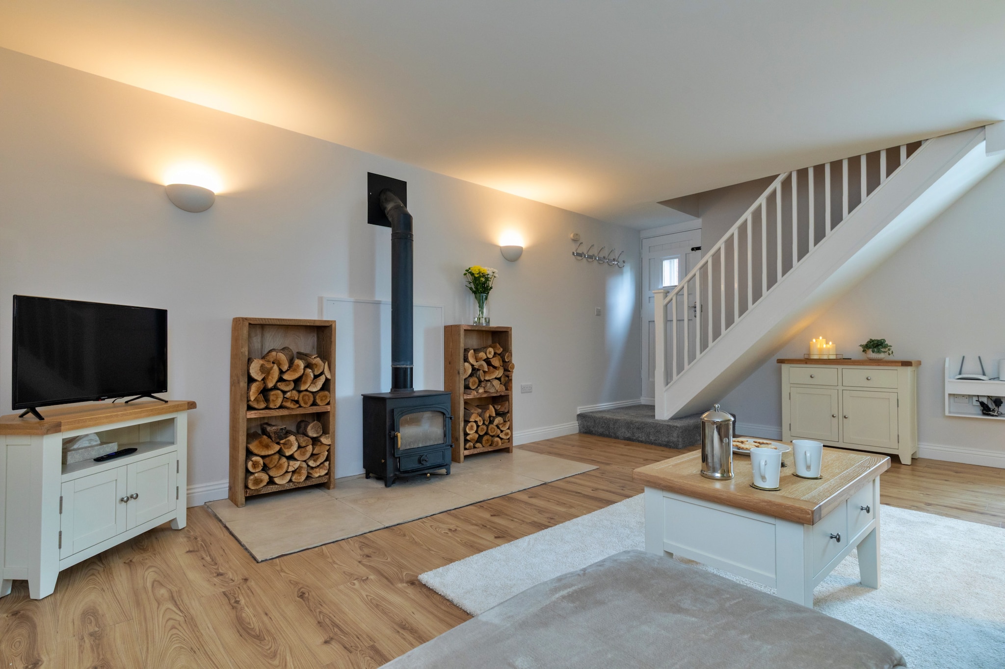 Farmhouse Cottage, Nether Burrows - Woonkamer