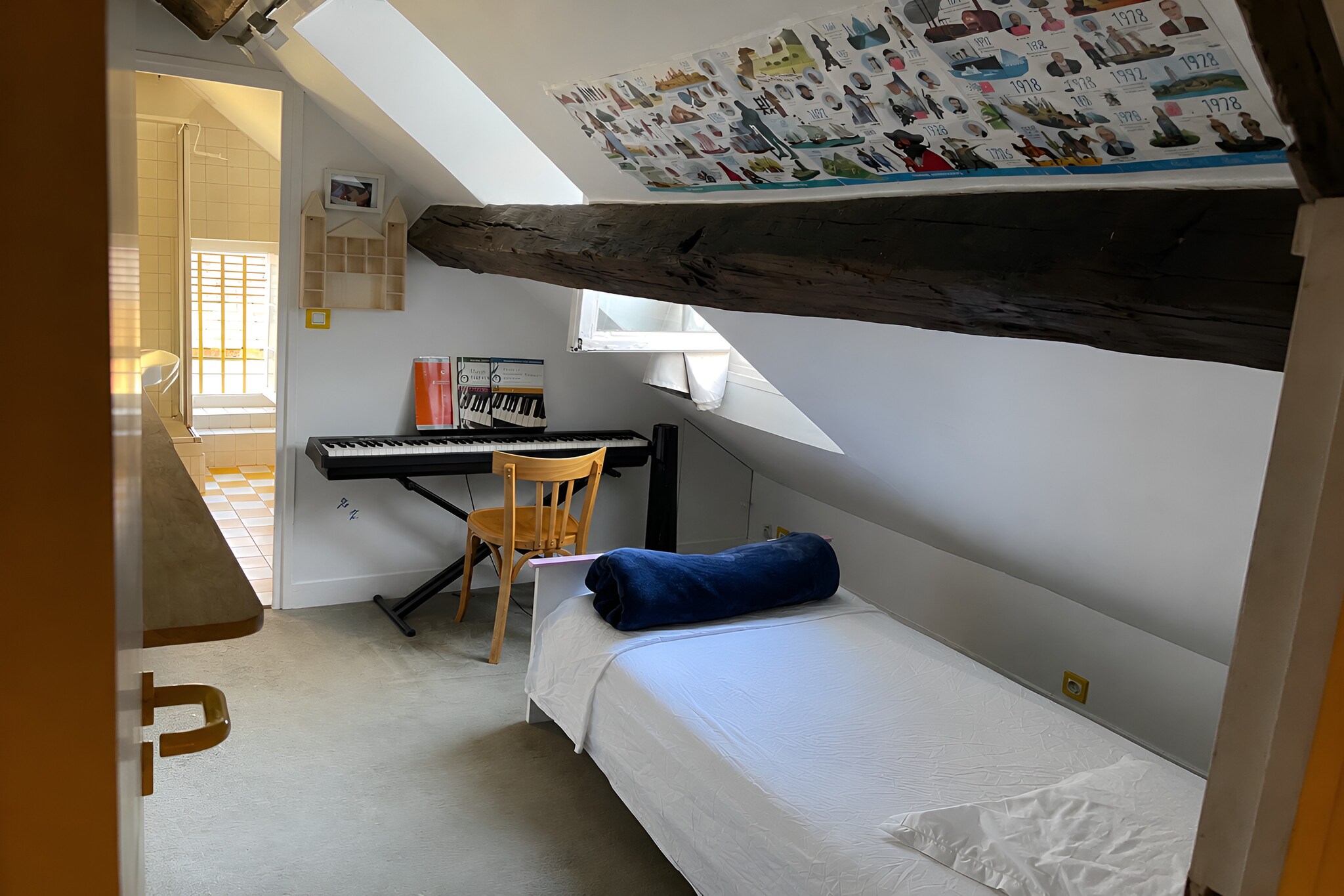 Joli appartement proche Tour Eiffel - Slaapkamer