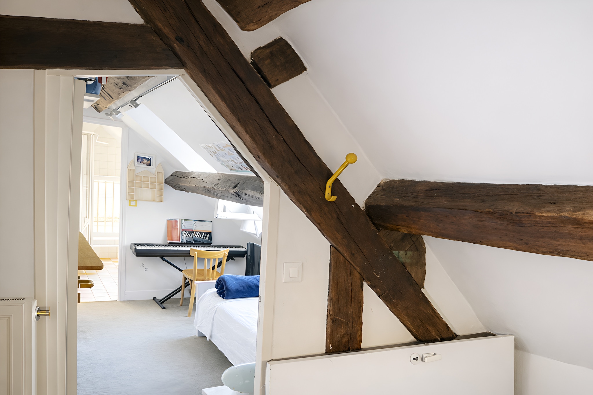 Joli appartement proche Tour Eiffel - Slaapkamer