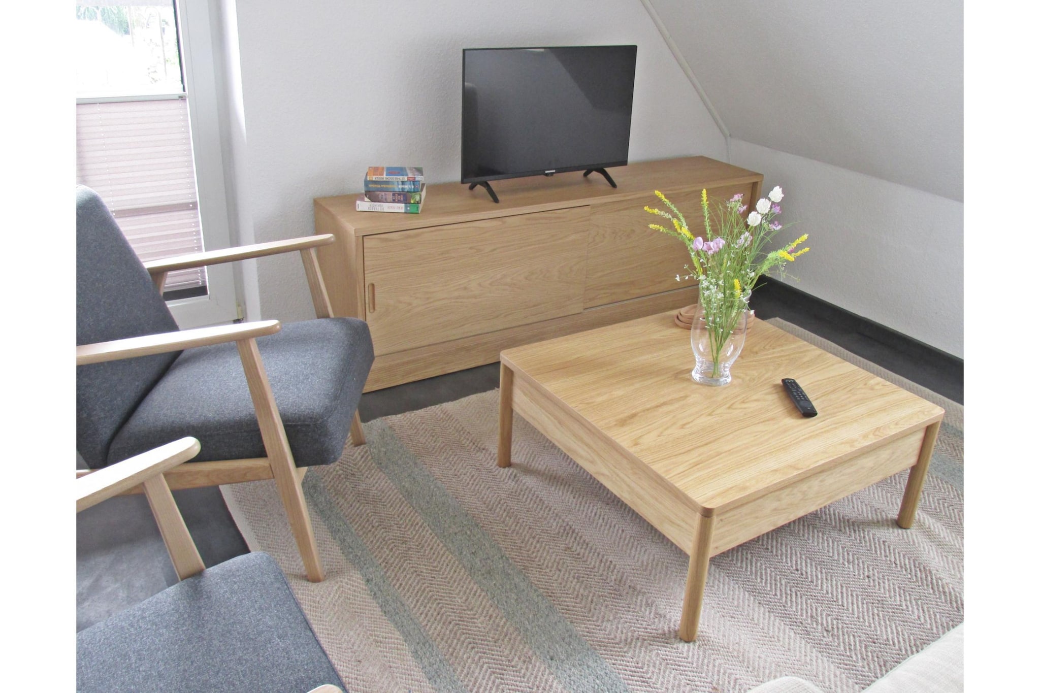 Ferienwohnung Küsten Refugium - Woonkamer
