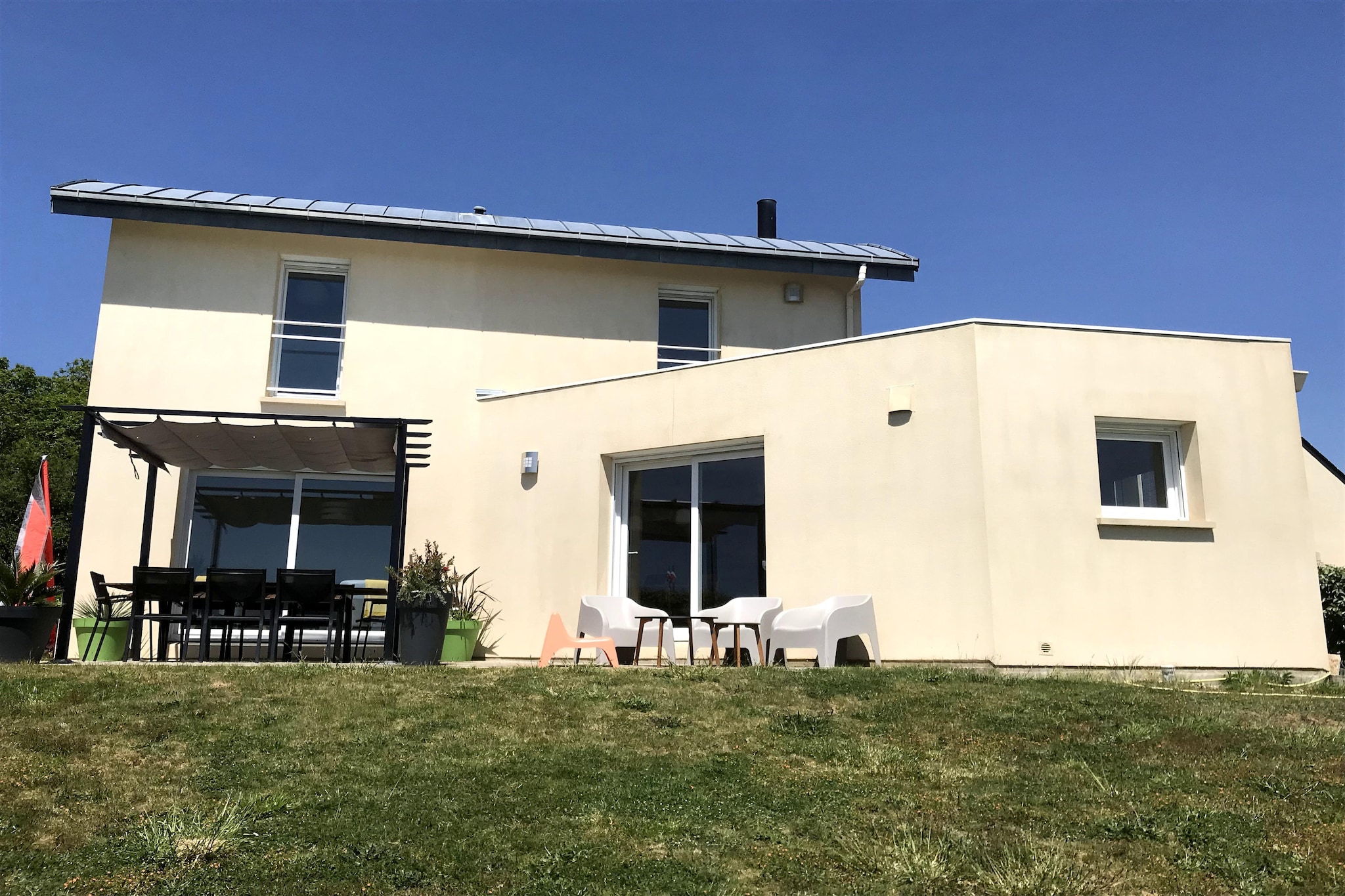 Villa de vacances avec vue mer panoramique à 180° à Telgruc-sur-Mer