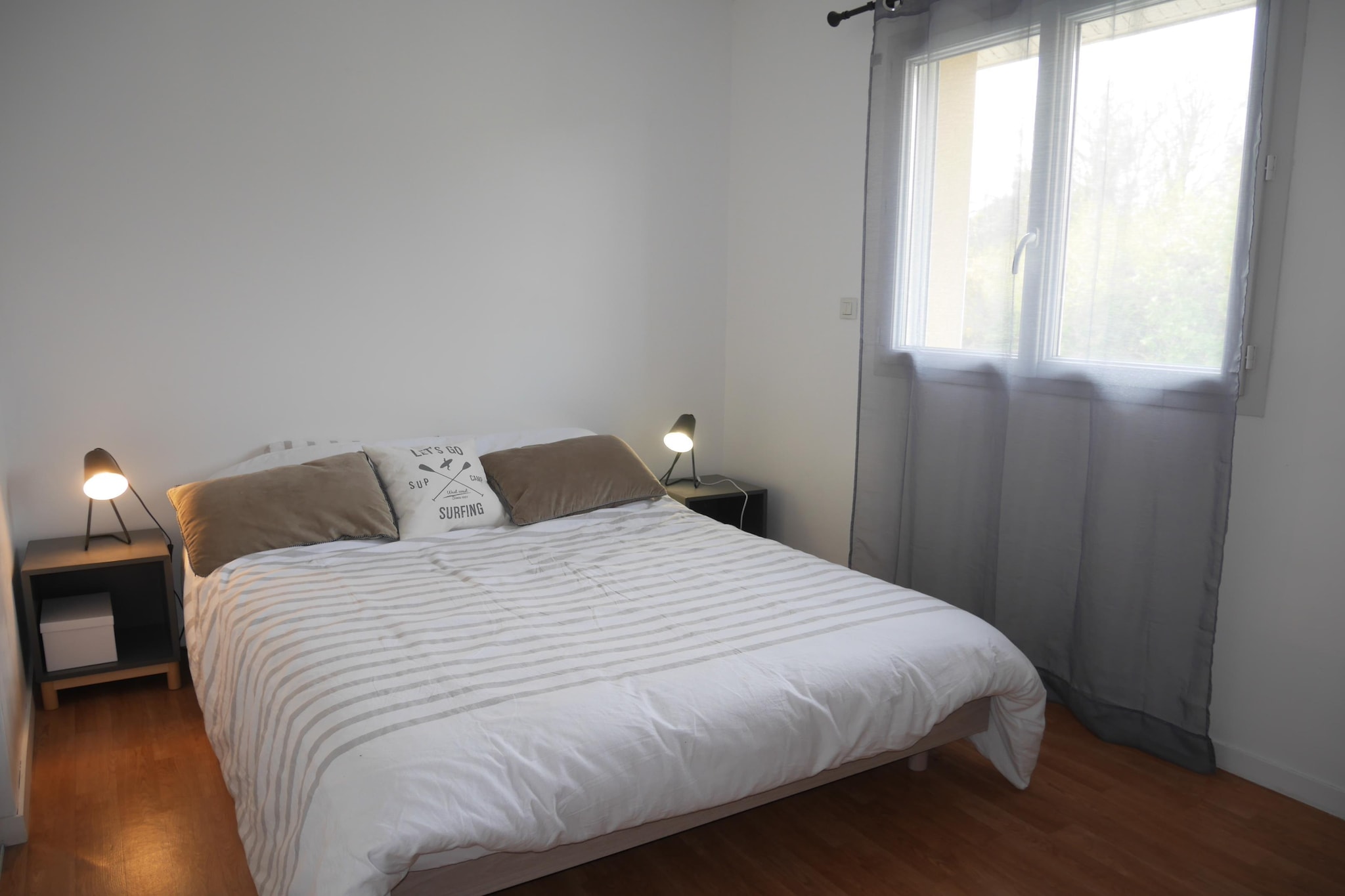 Villa de vacances avec vue mer panoramique à 180° à Telgruc-sur-Mer - Slaapkamer
