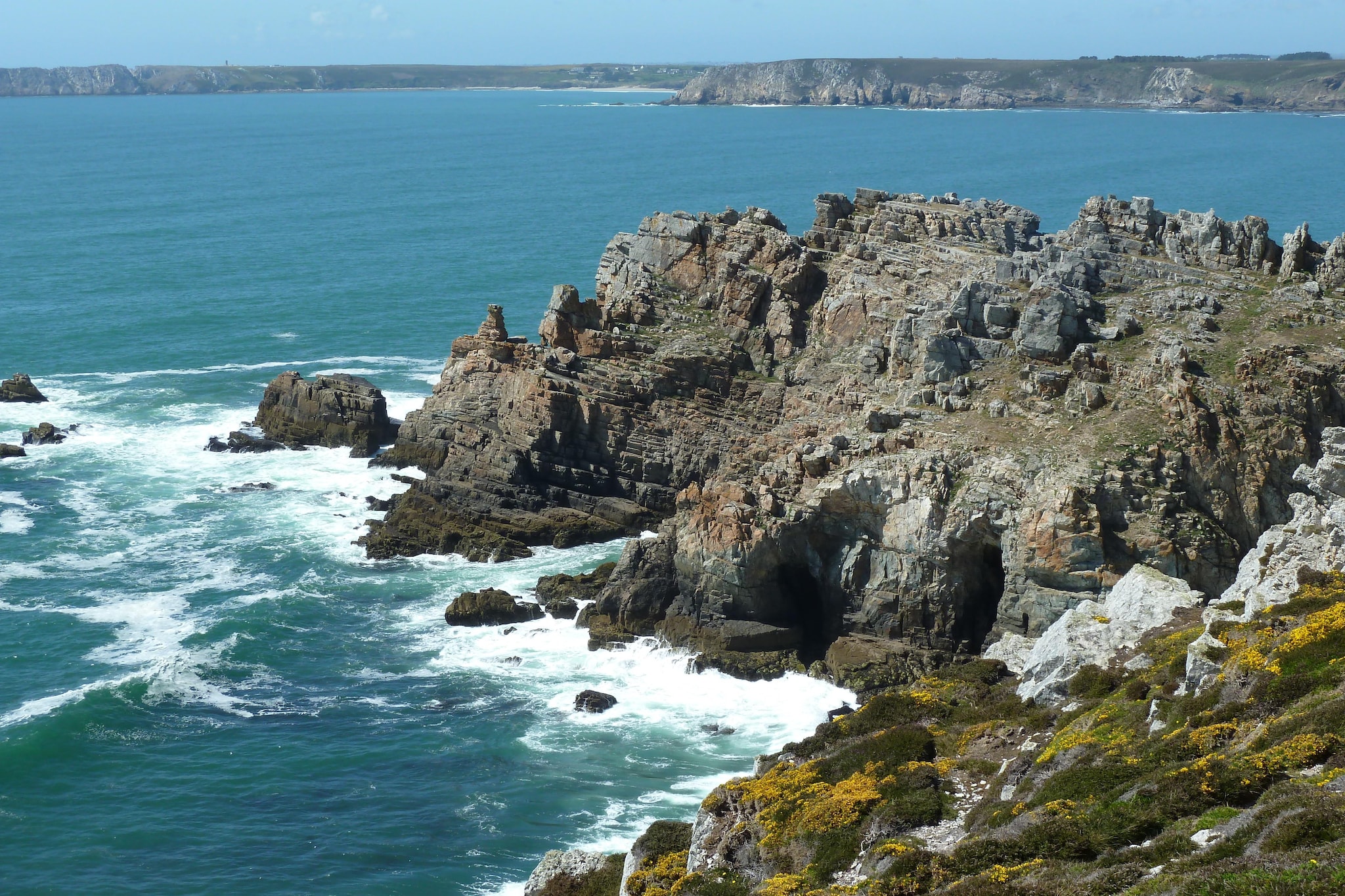 Villa de vacances avec vue mer panoramique à 180° à Telgruc-sur-Mer - Gebieden zomer 20km