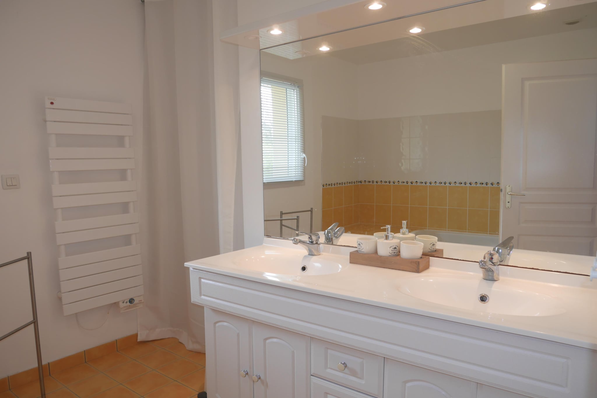 Villa de vacances avec vue mer panoramique à 180° à Telgruc-sur-Mer - Badkamer