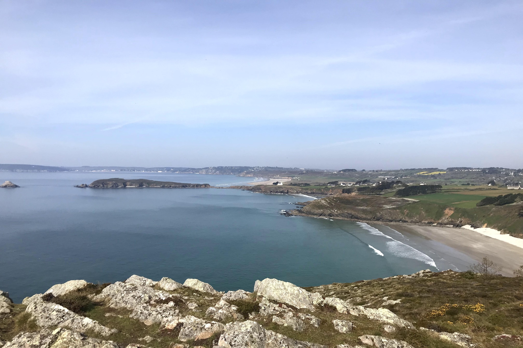 Villa de vacances avec vue mer panoramique à 180° à Telgruc-sur-Mer - Gebieden zomer 20km