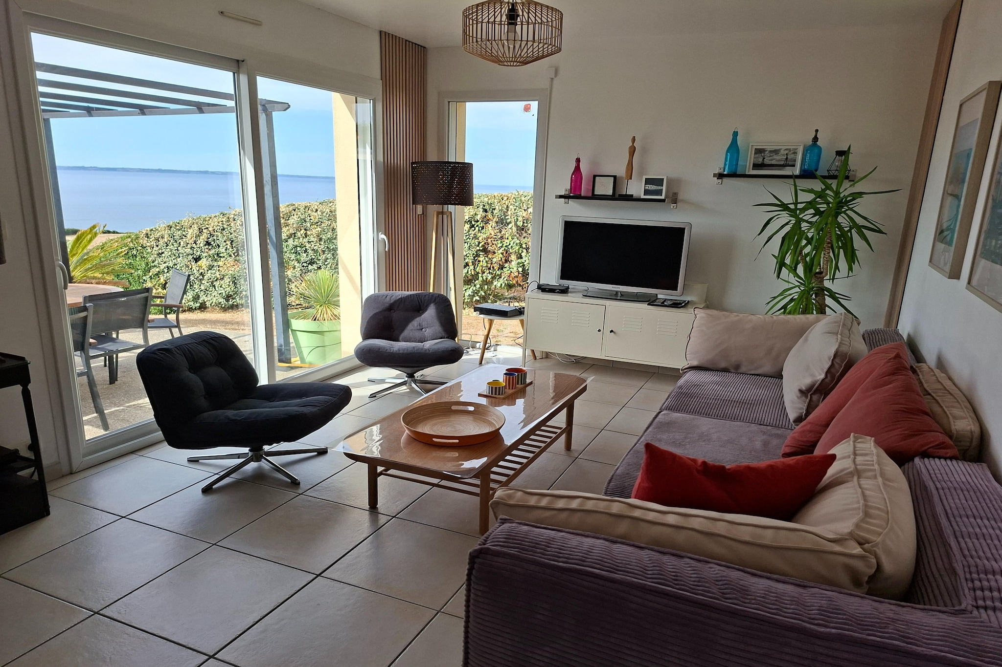 Villa de vacances avec vue mer panoramique à 180° à Telgruc-sur-Mer