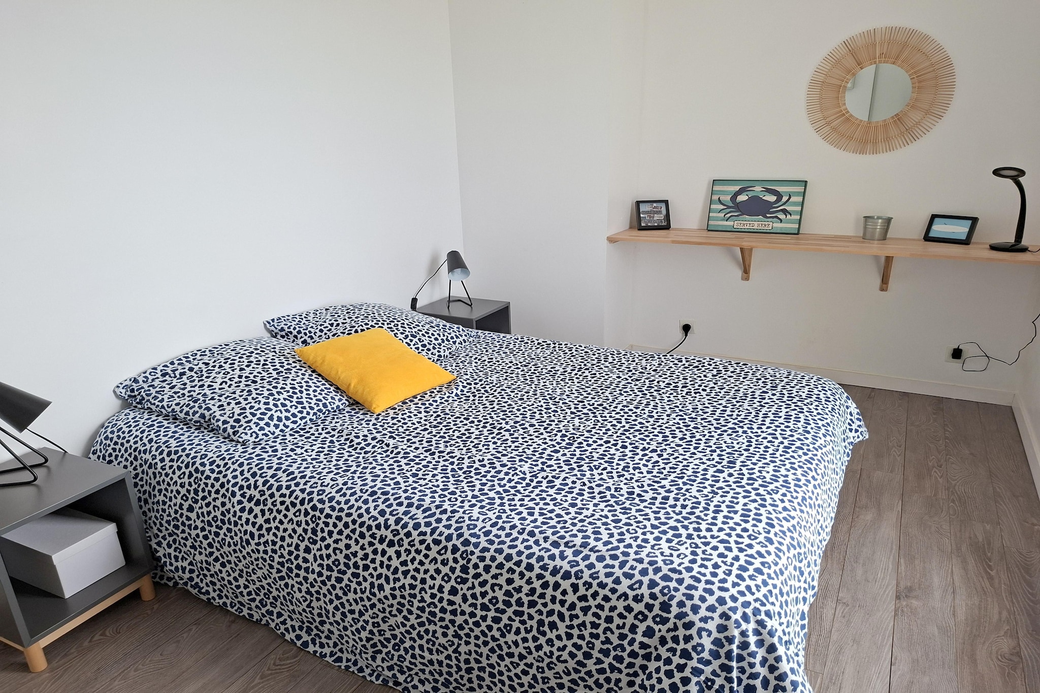 Villa de vacances avec vue mer panoramique à 180° à Telgruc-sur-Mer - Slaapkamer