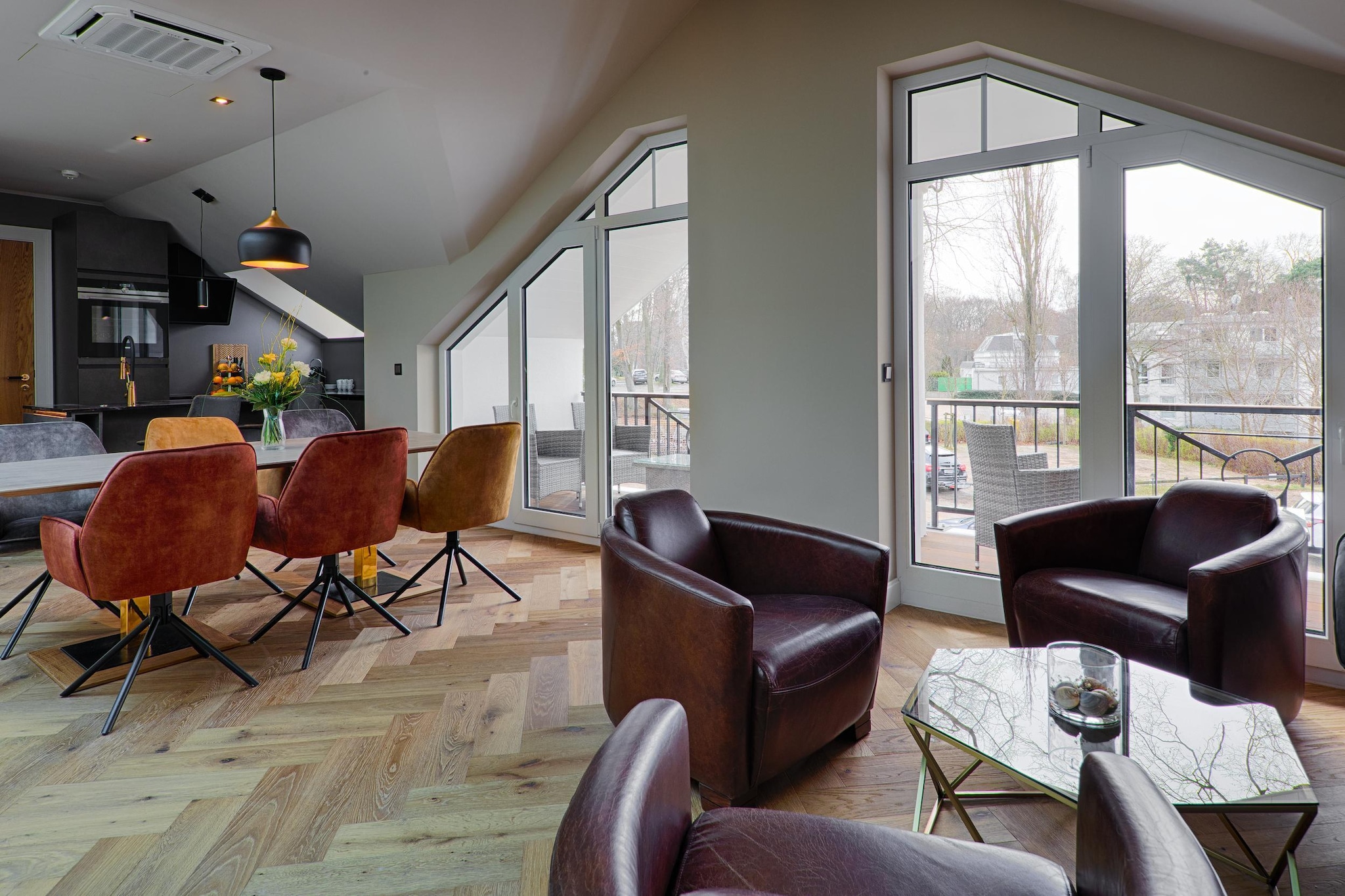 Schlossapp Heringsdorf - Penthouse - Wohnzimmer