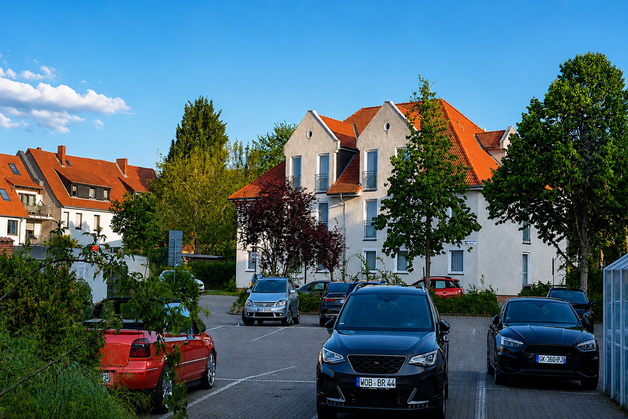 Wolfsburg Fallersleben - Budget double room - Image-tags.hotelexteriorsummer