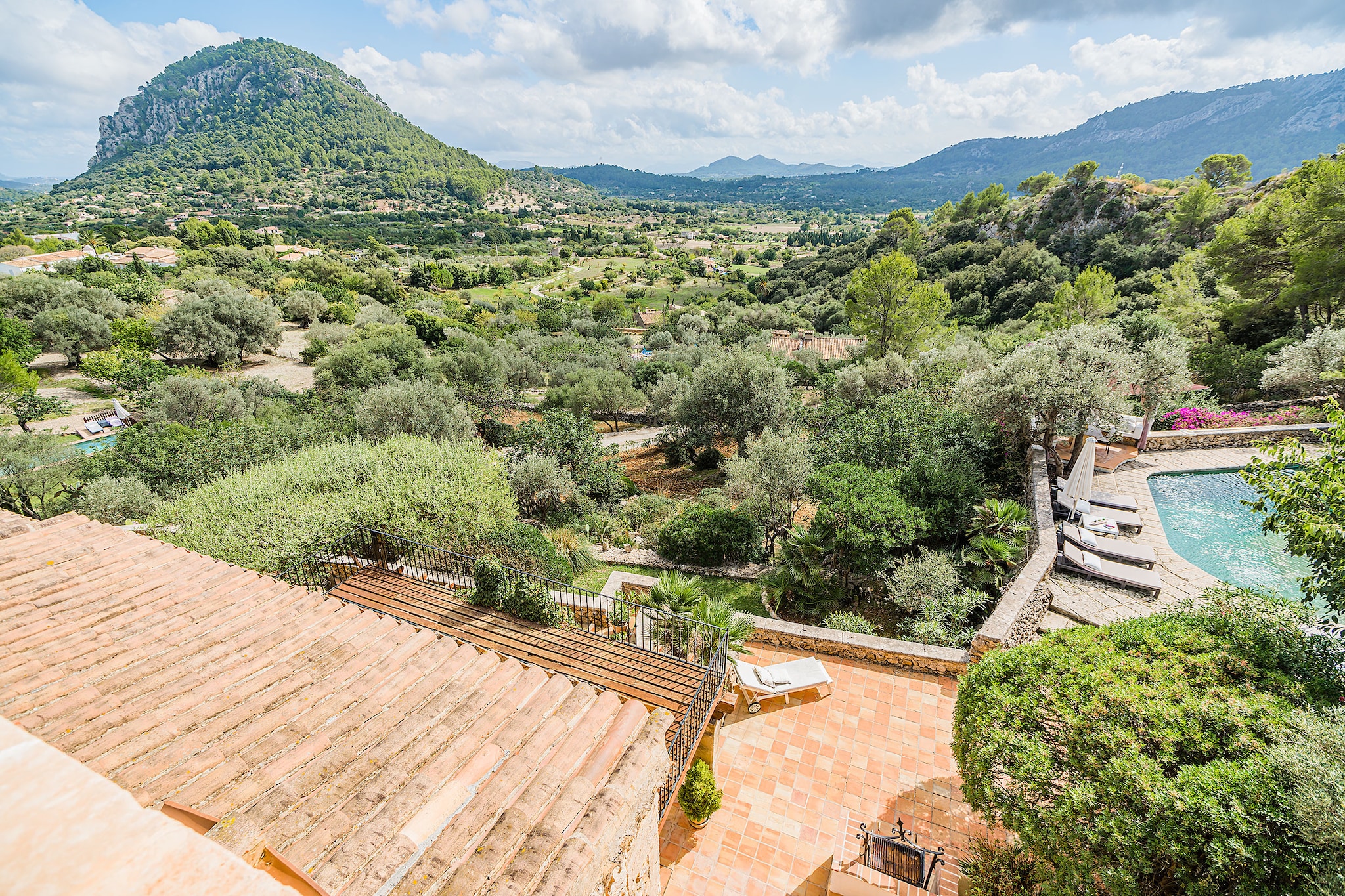 FINCA LA BELLEZA Ref. VP13 - Vue d'été