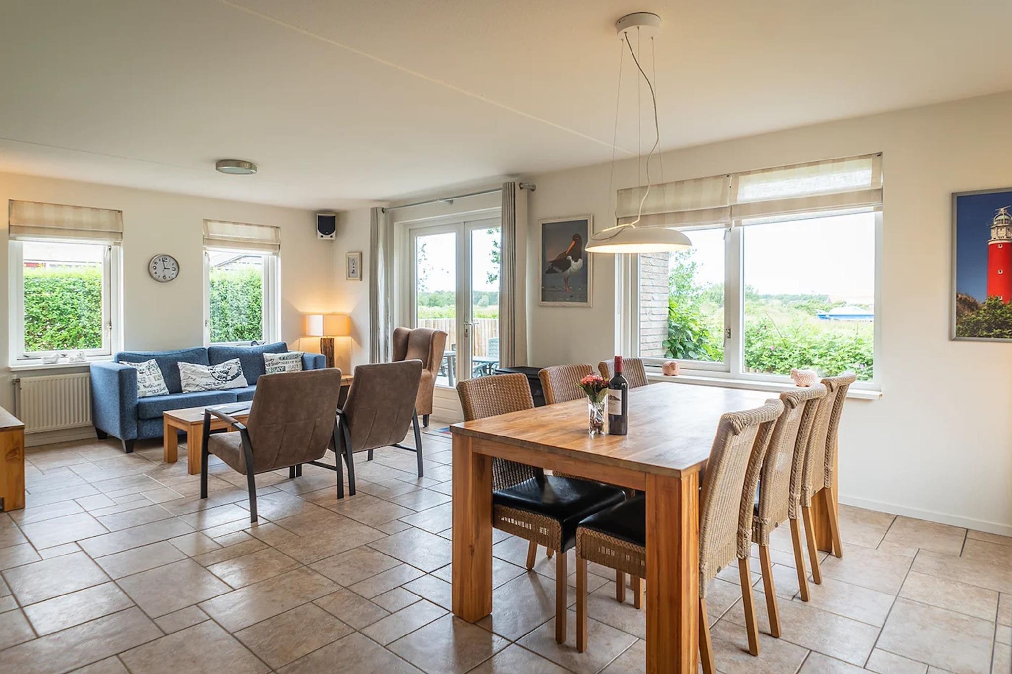 6-person luxury villa with 2 bathrooms on Texel - Eetkamer