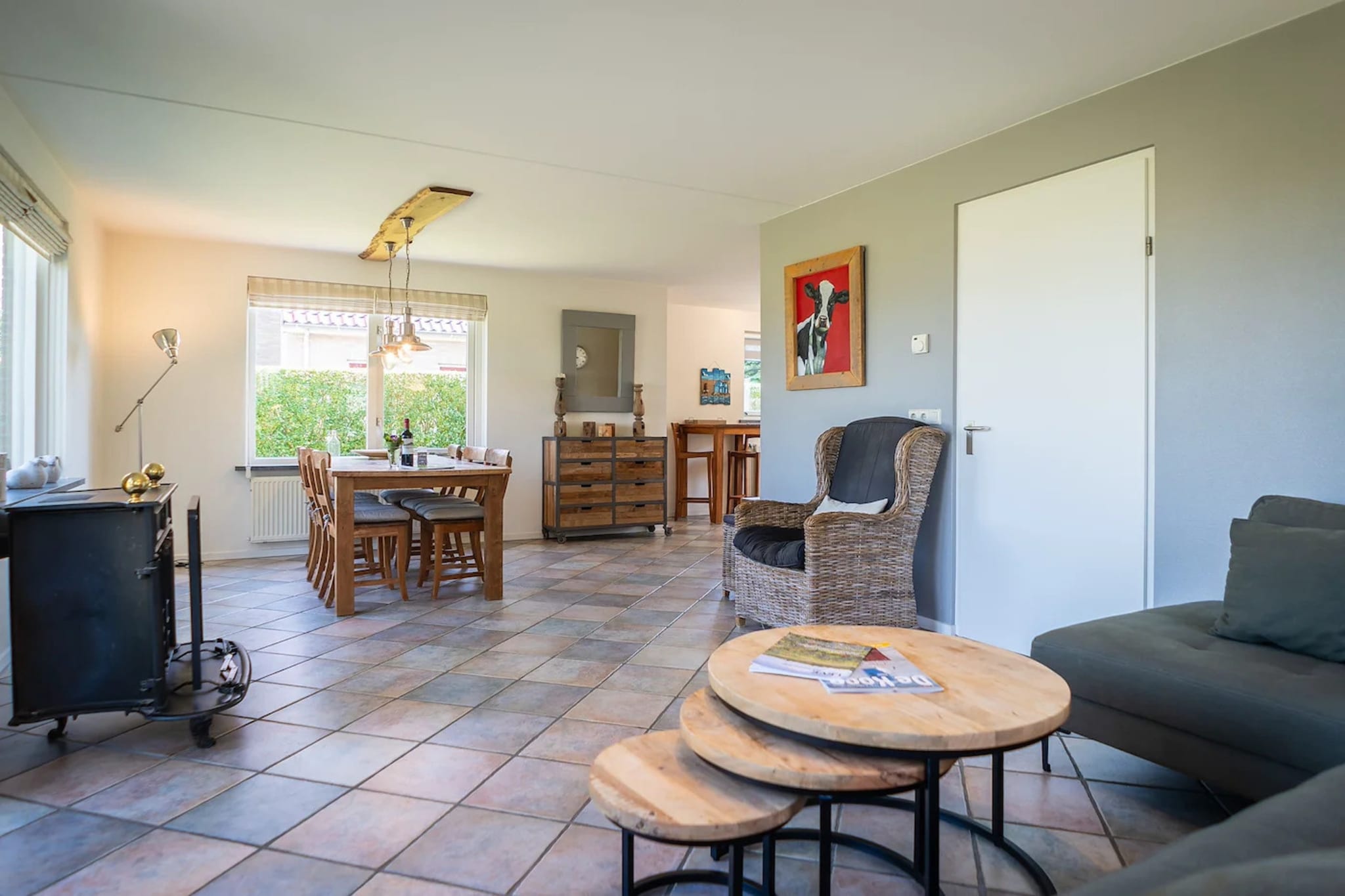 5-person luxury holiday villa on Texel - Woonkamer