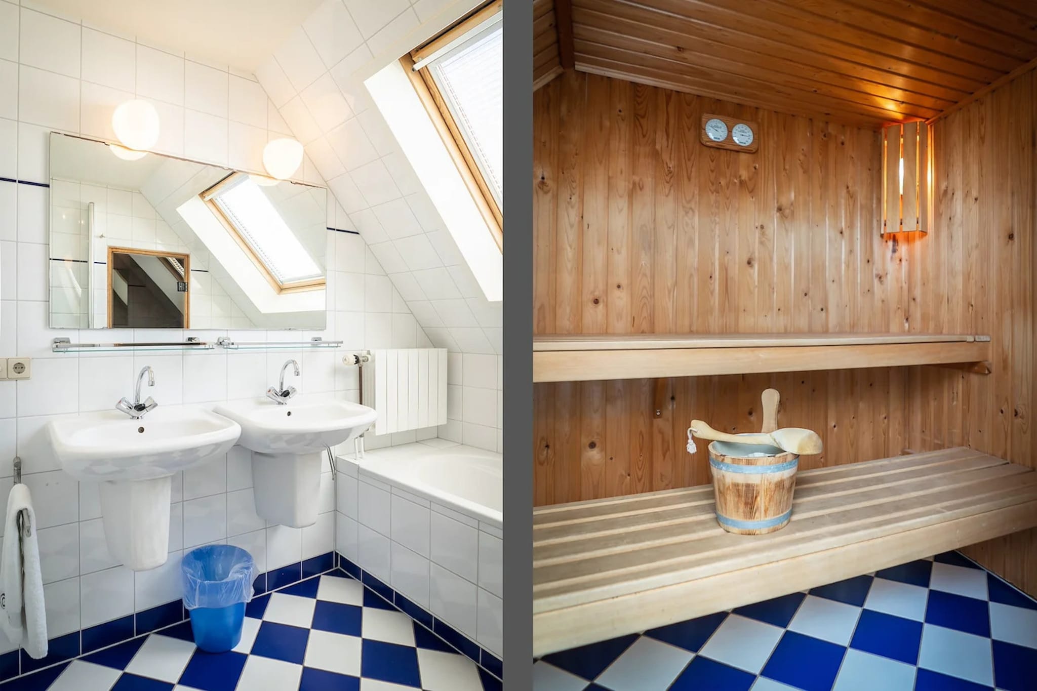 5-person luxury holiday villa on Texel - Badkamer