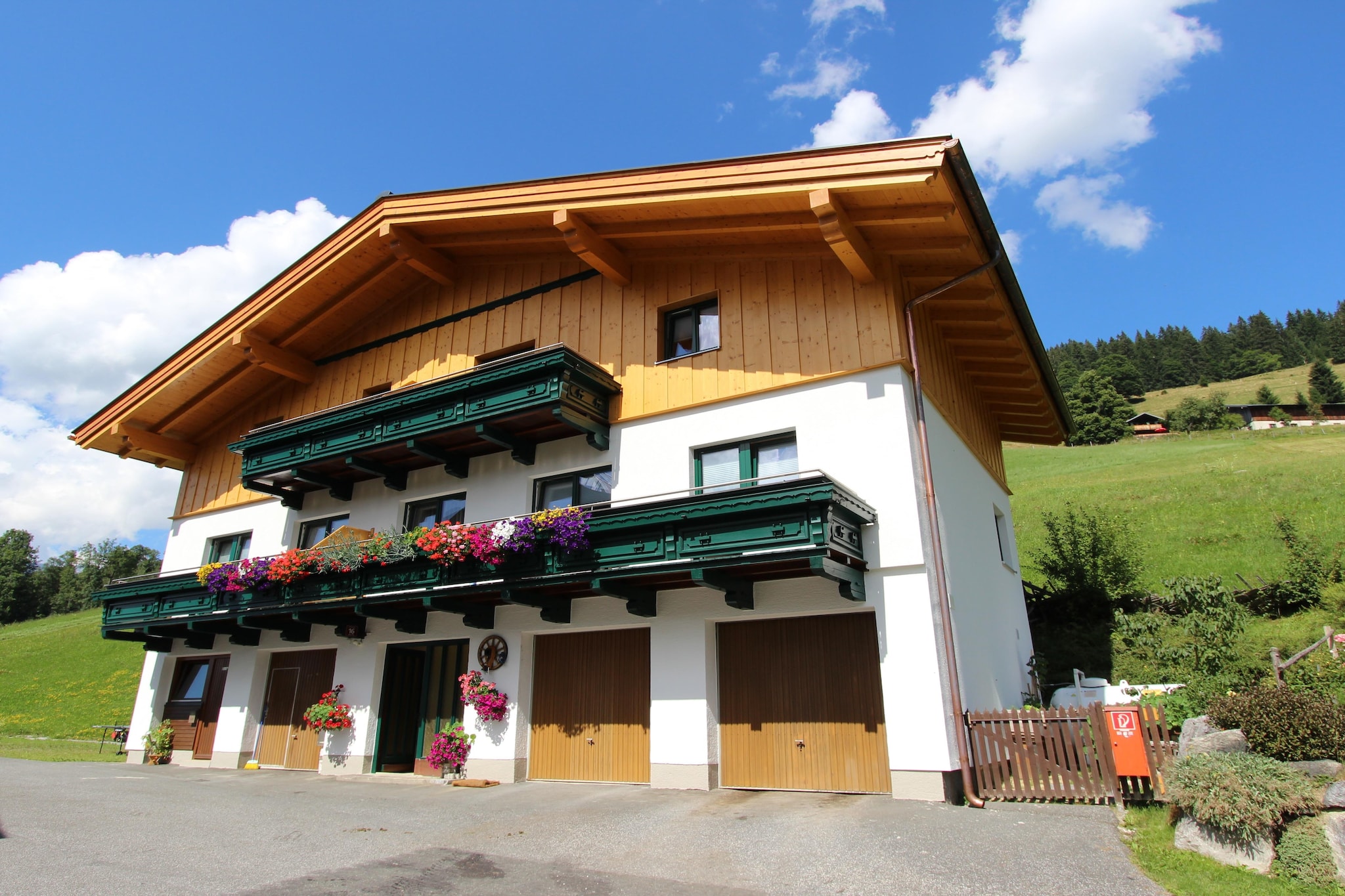 Apartment Ahorn - Außenbereich Sommer