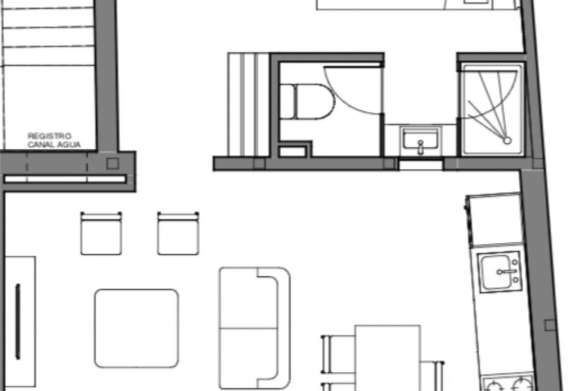 C Latina 1 Dcha - Plattegrond