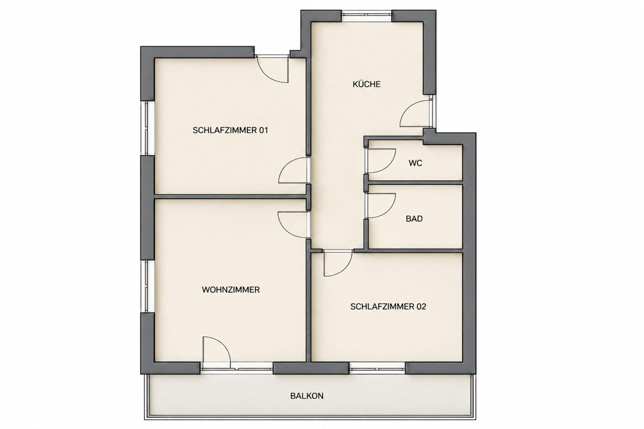 Apartment Falch 1 - Plan