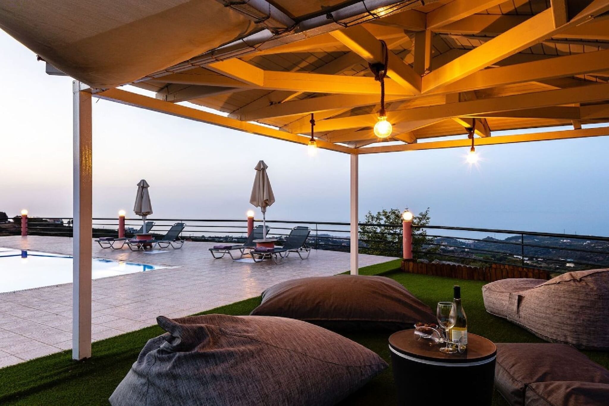Halepa Hill - Terrasse / balcon