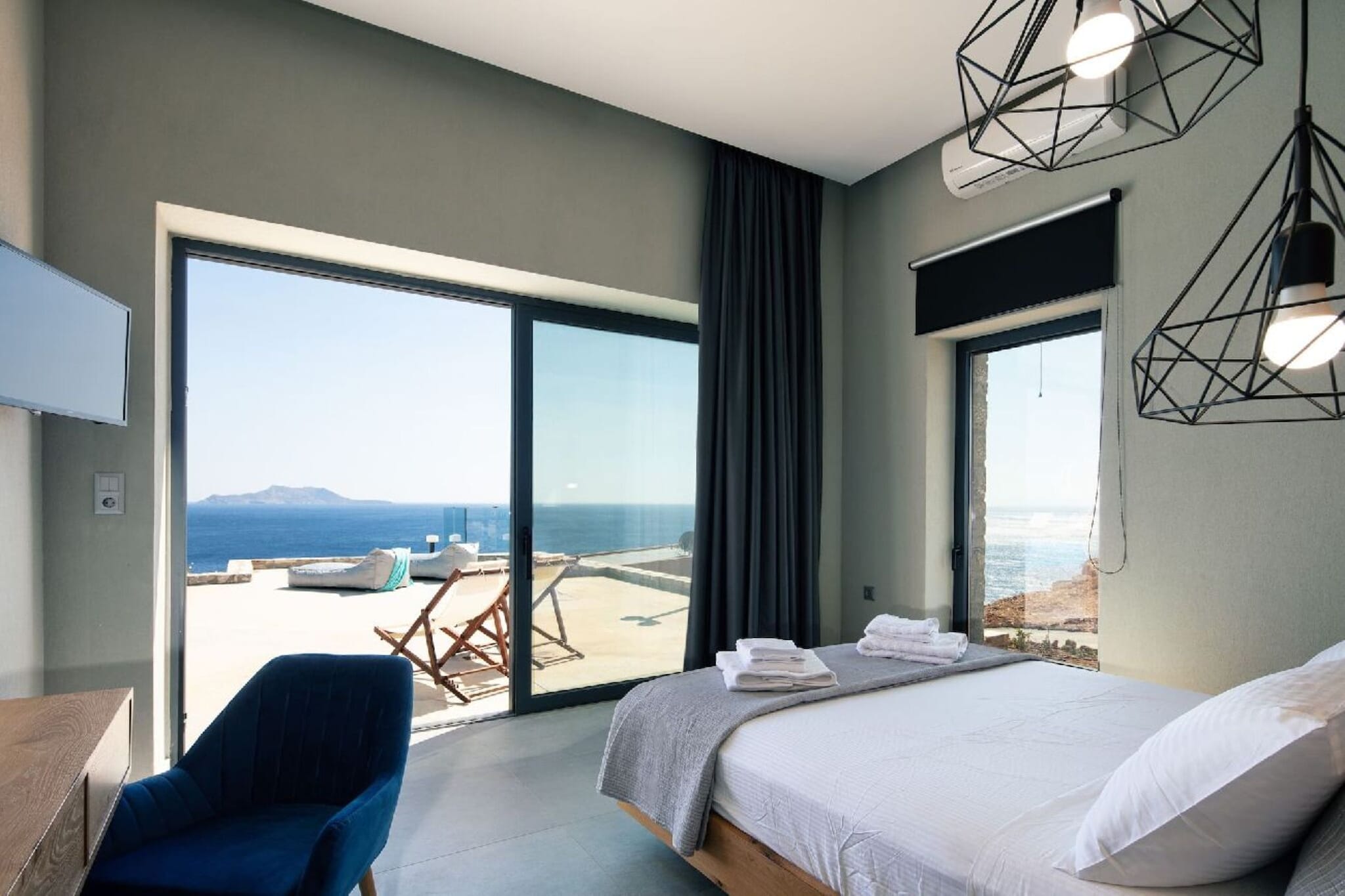 Prasonisi Villa I - Chambre