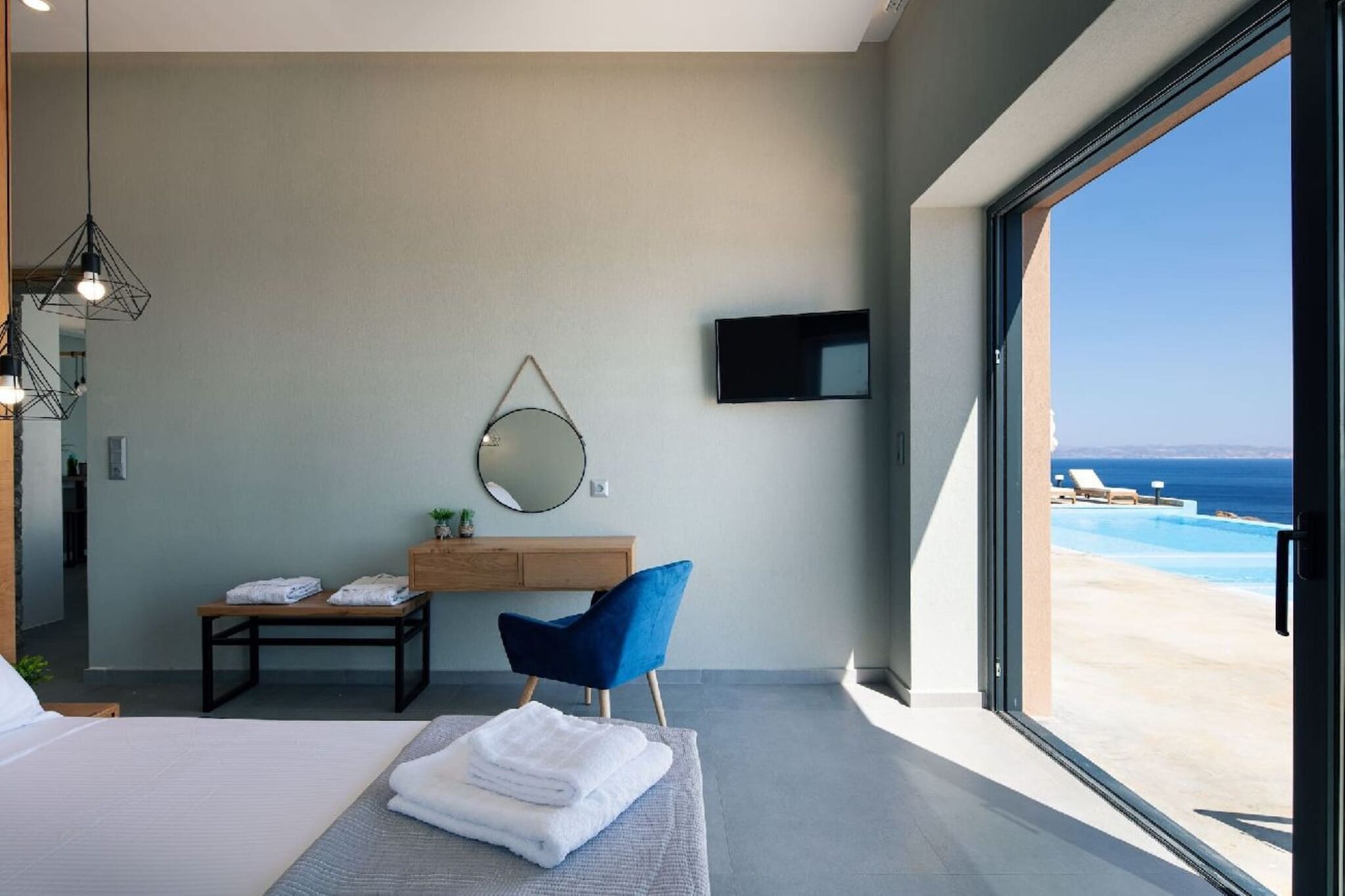 Prasonisi Villa I - Chambre