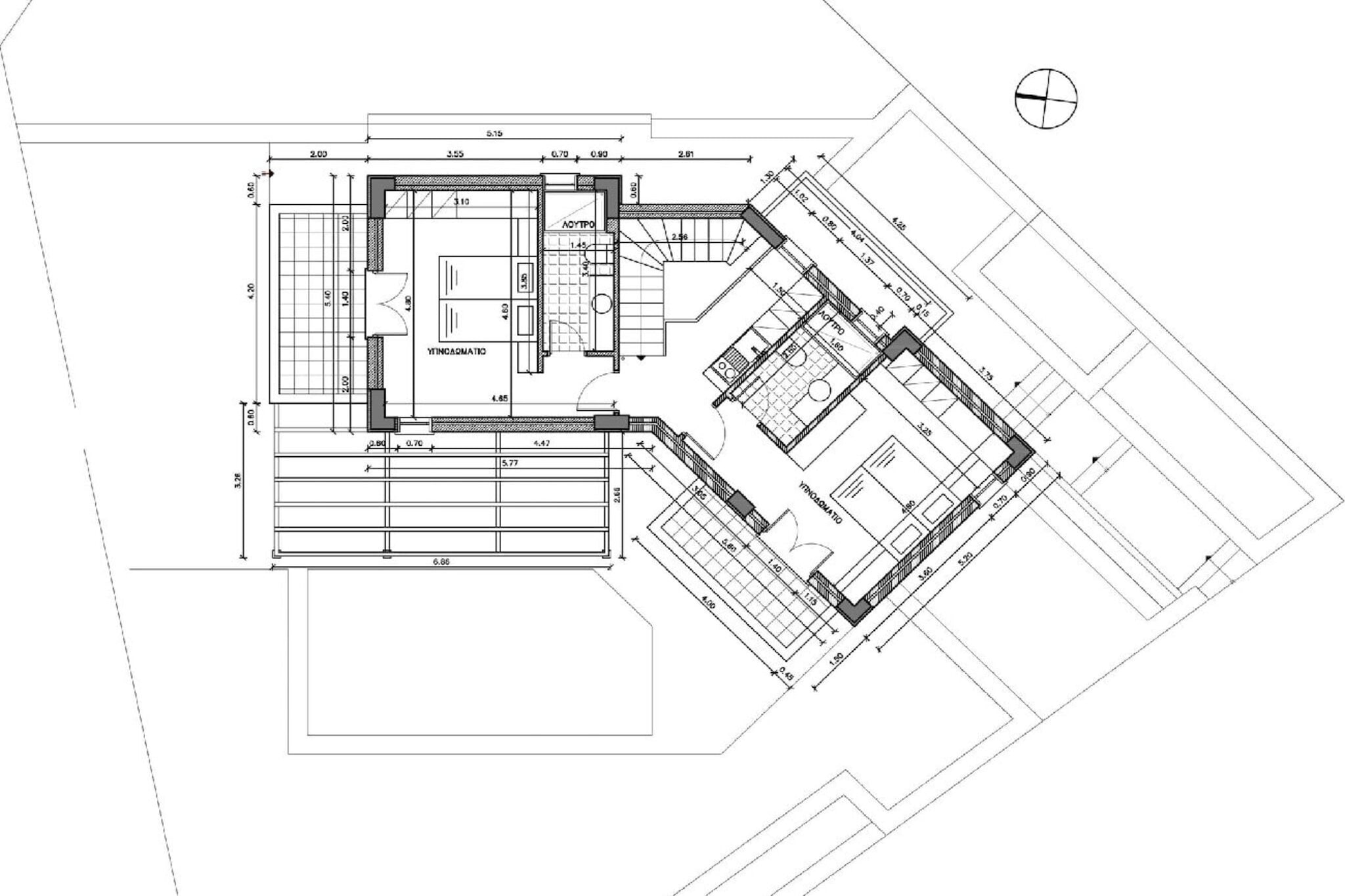 Maroulas - Villa - Plattegrond