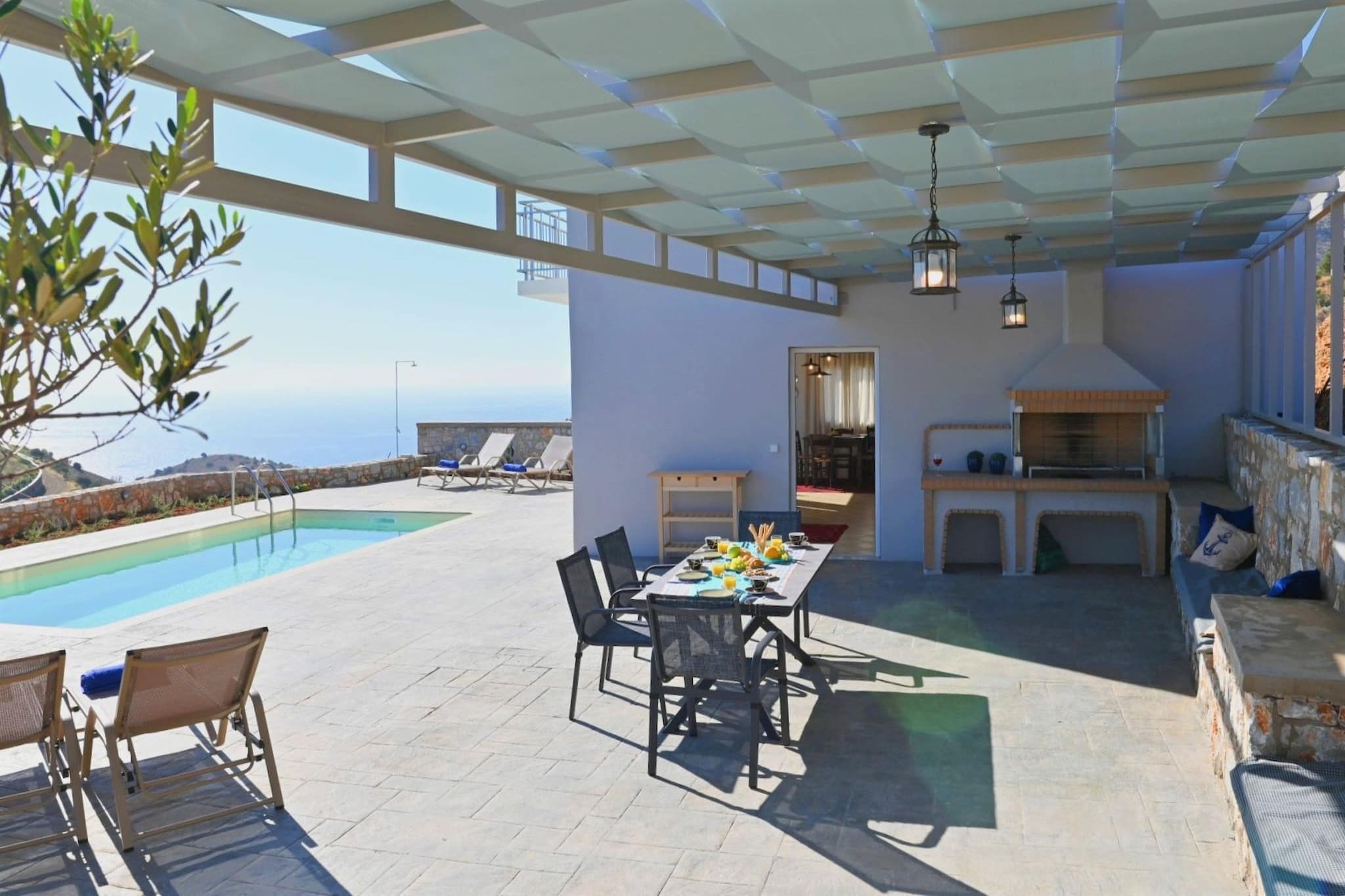 Agia Galini - Villa - Terrasse/Balkon