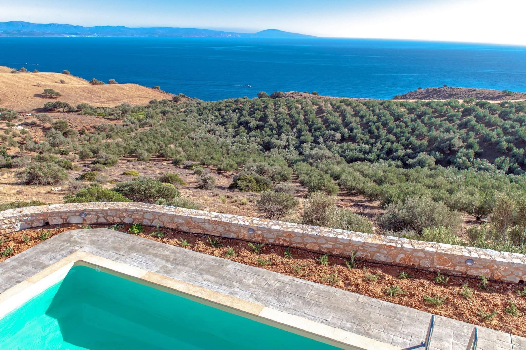 Agia Galini - Villa - Aussicht Sommer