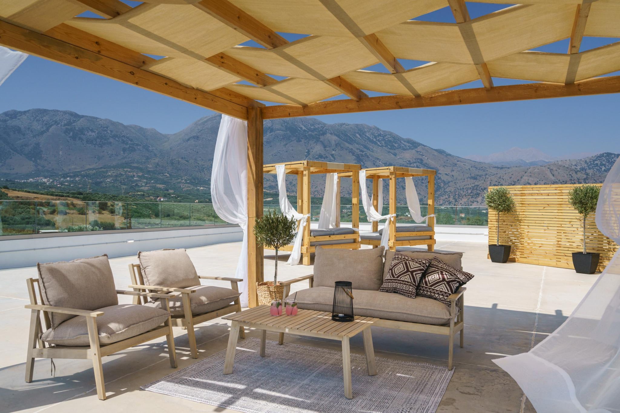 Yammas Stone Villa - Terrasbalkon