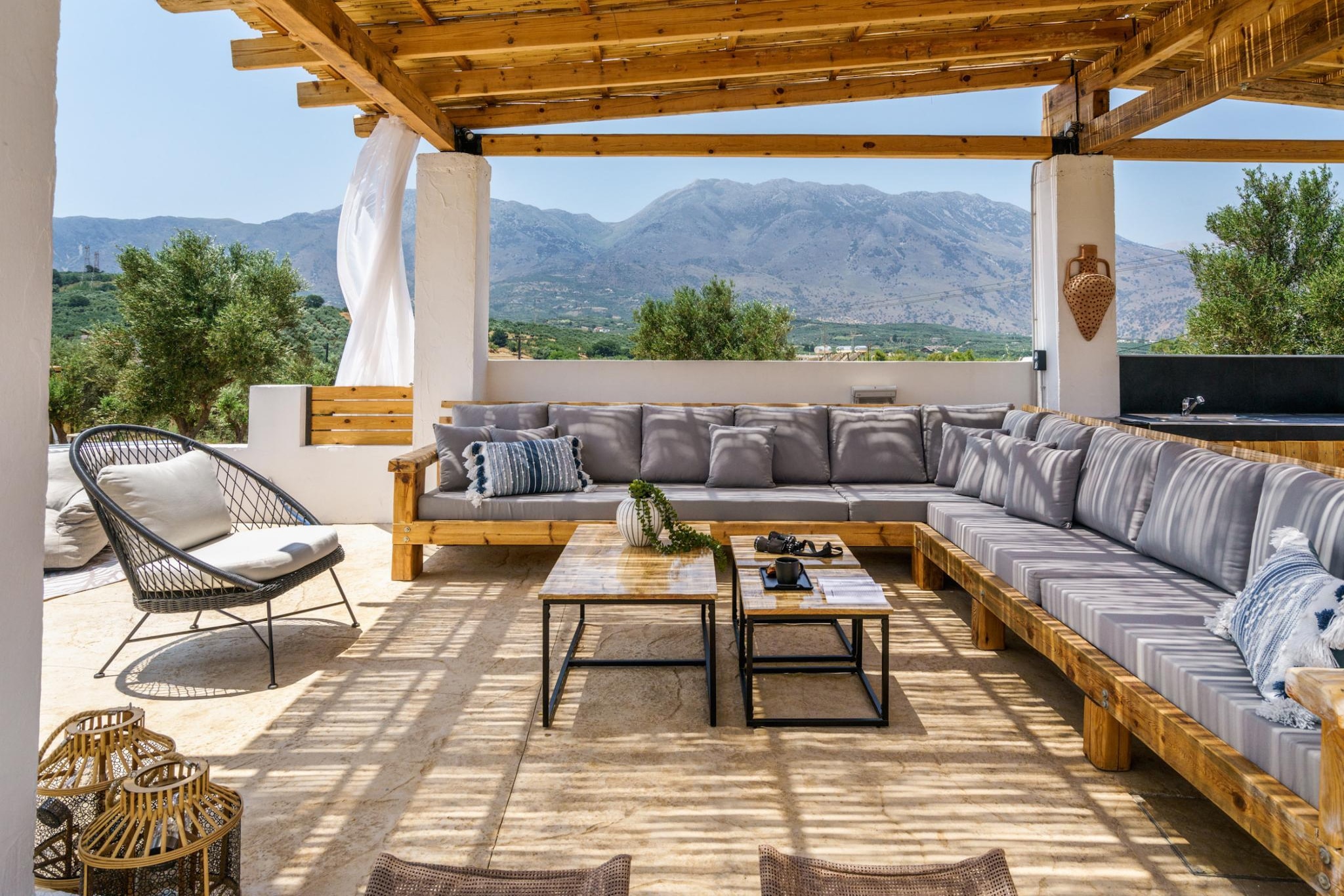 Yammas Stone Villa - Terrasbalkon