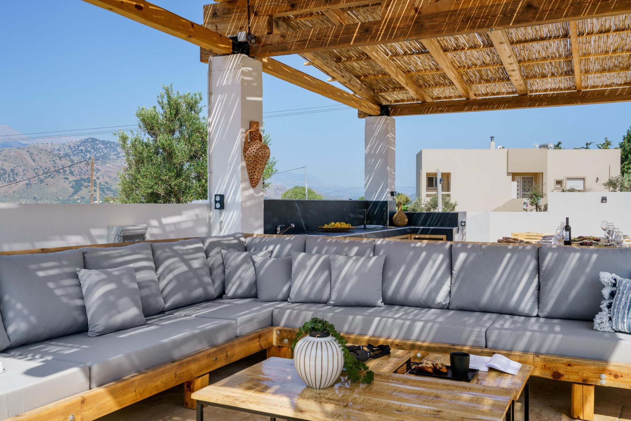Yammas Stone Villa - Terrasbalkon