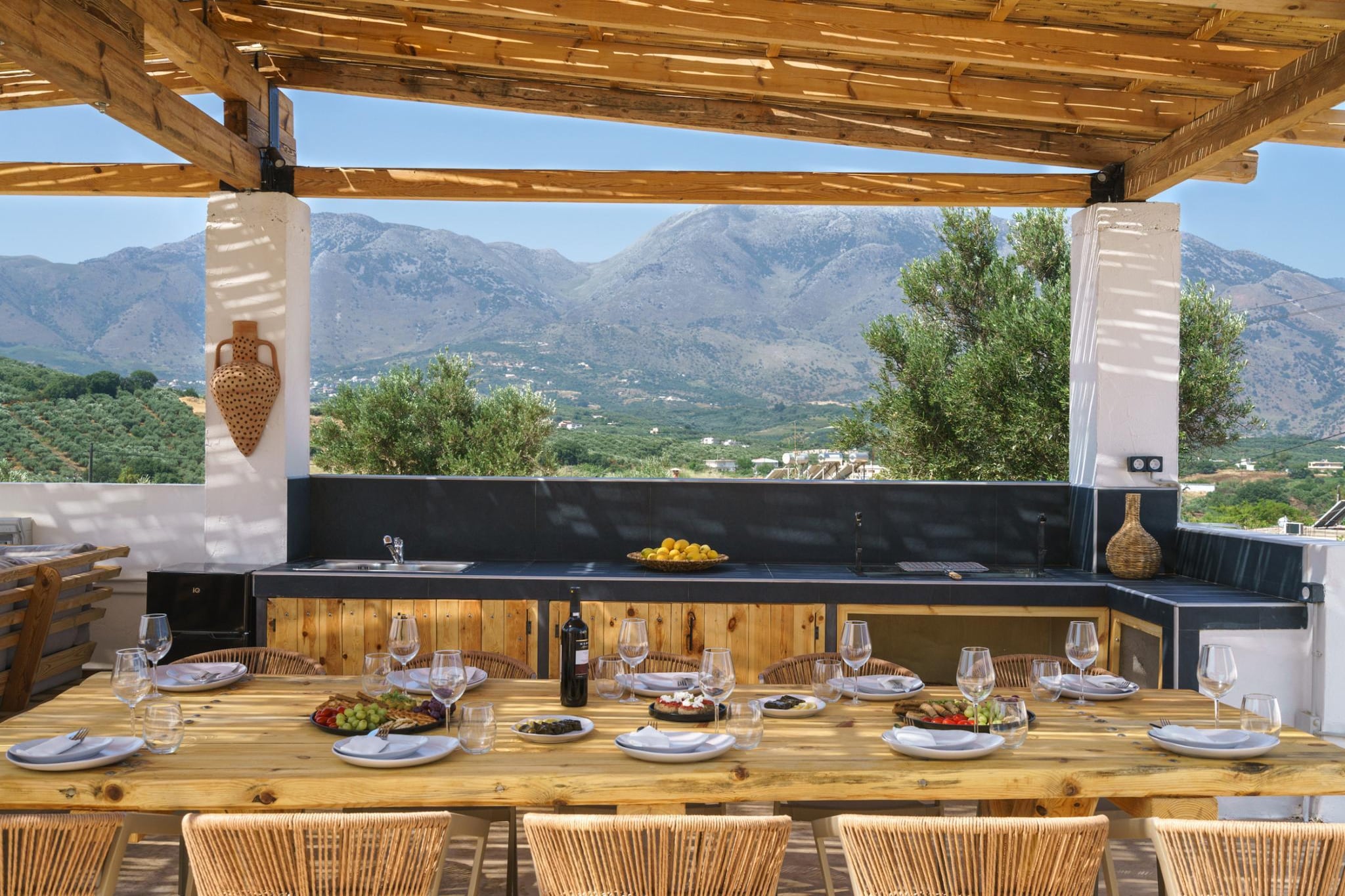 Yammas Stone Villa - Terrasbalkon